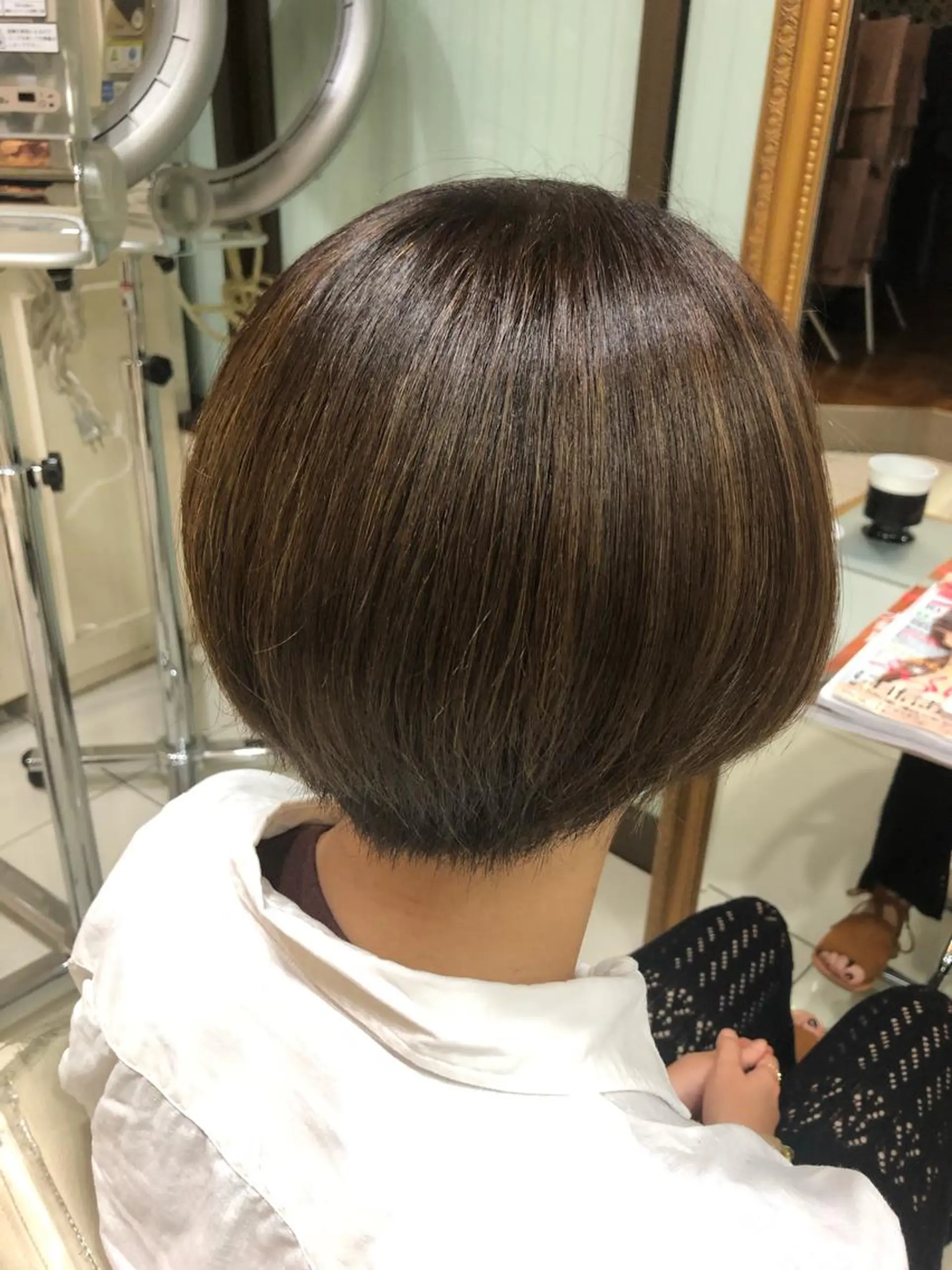 カラー little広島所属・【縮毛矯正】 予約リクエストのみ可のヘアスタイル
