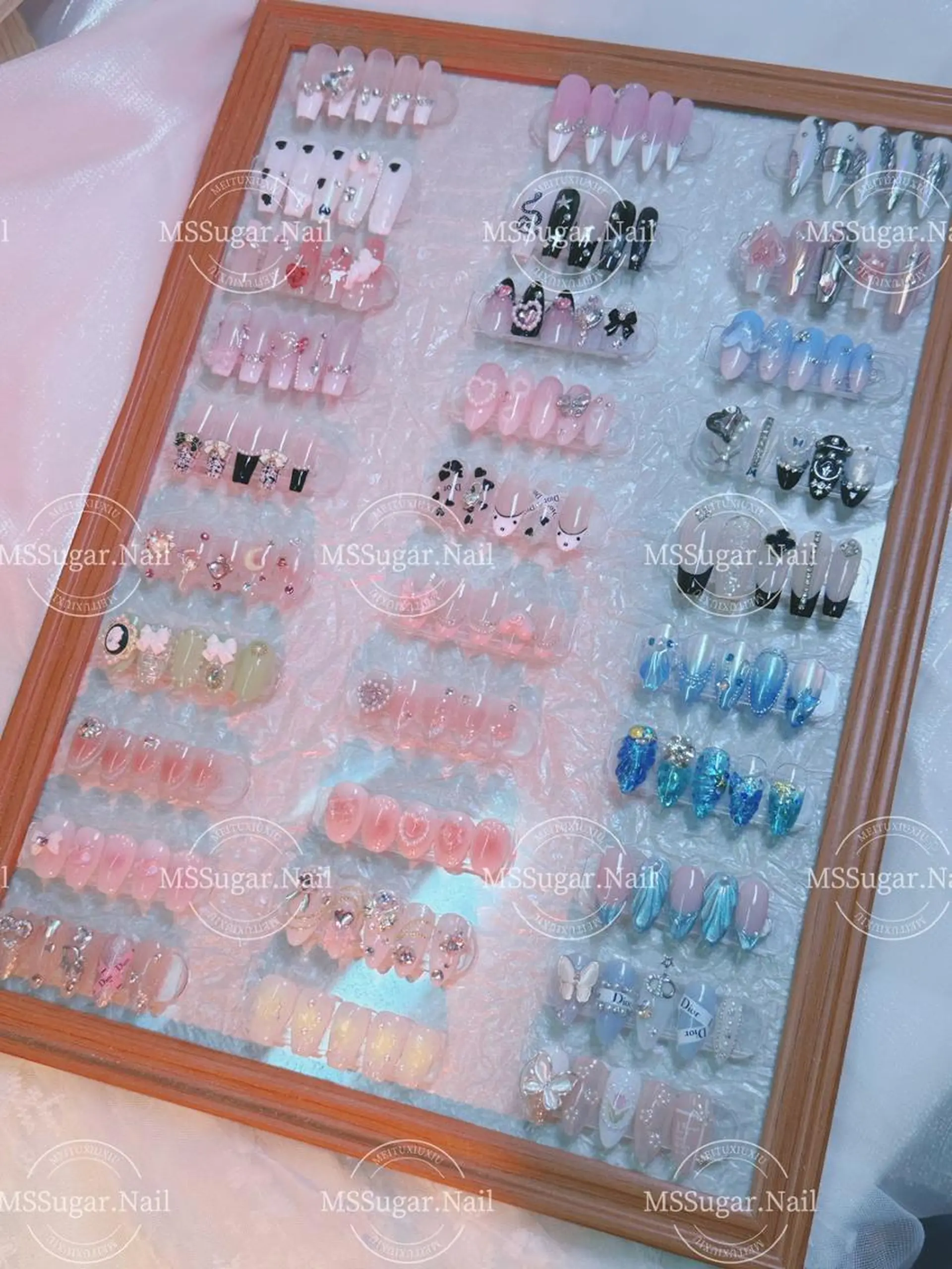 ネイル ロングネイル スカルプネイル ネイルチップ ワンホンネイル ハンドネイル MSSugar Nailのネイルデザイン