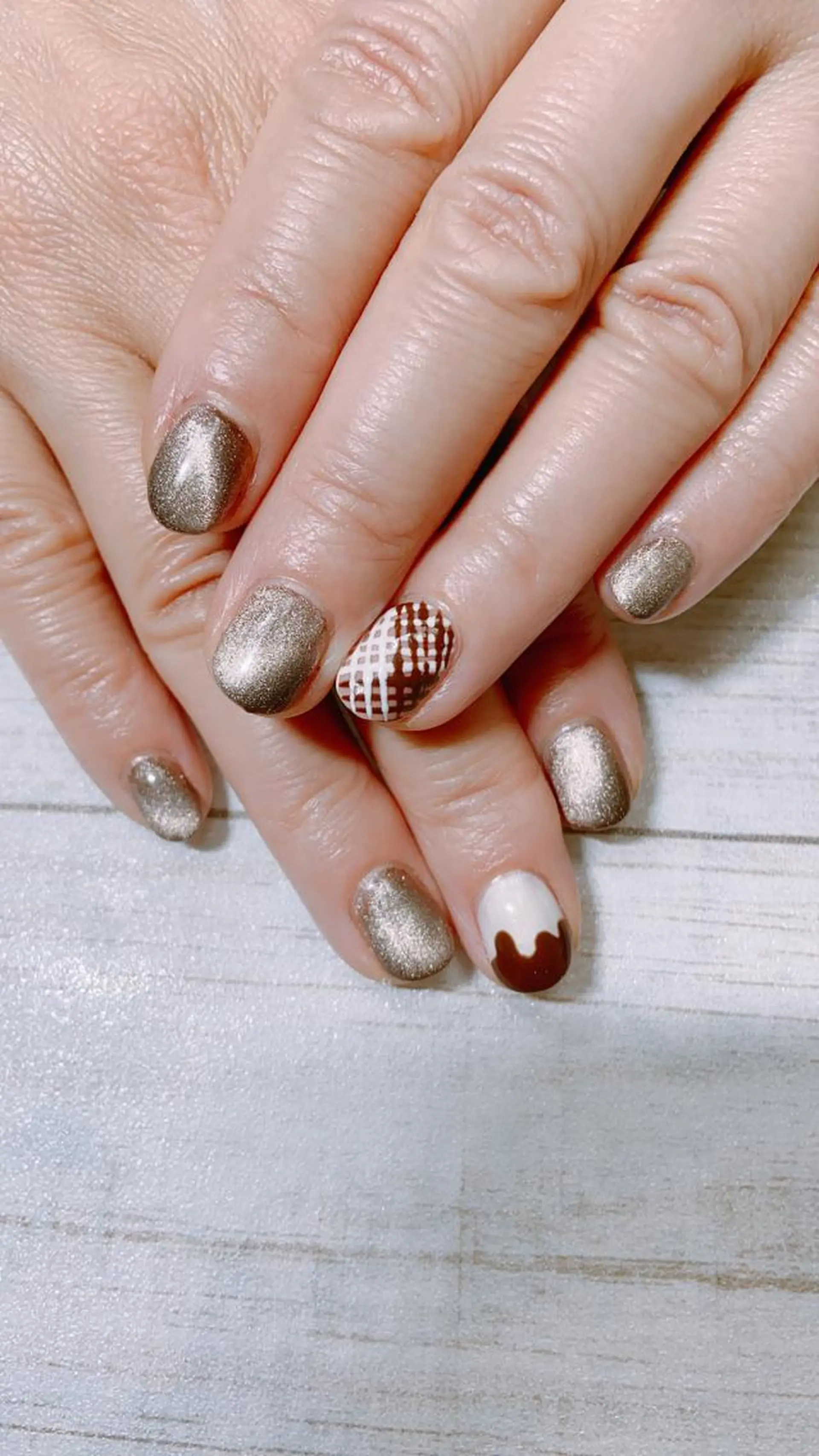 ネイル アートネイル マグネットネイル Lokahi NAILのネイルデザイン