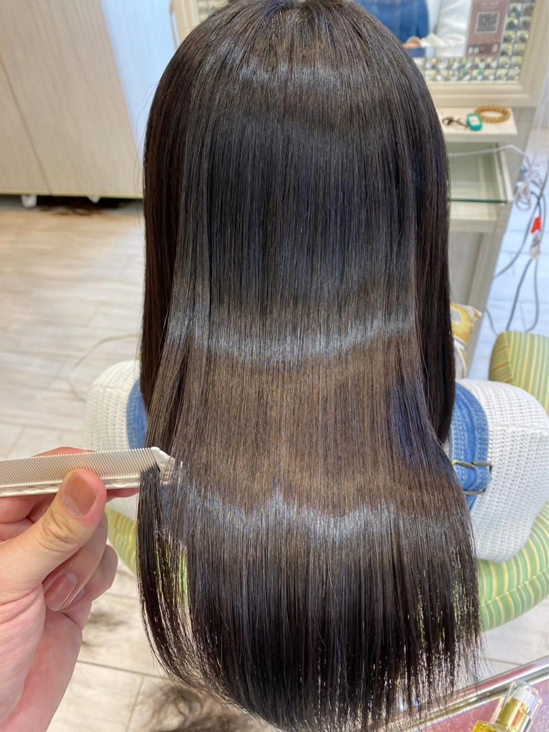 ロング 髪質改善 カット ヘアカラー マンツーマン美容師 🫧‪久保友華菜🫧のヘアスタイル
