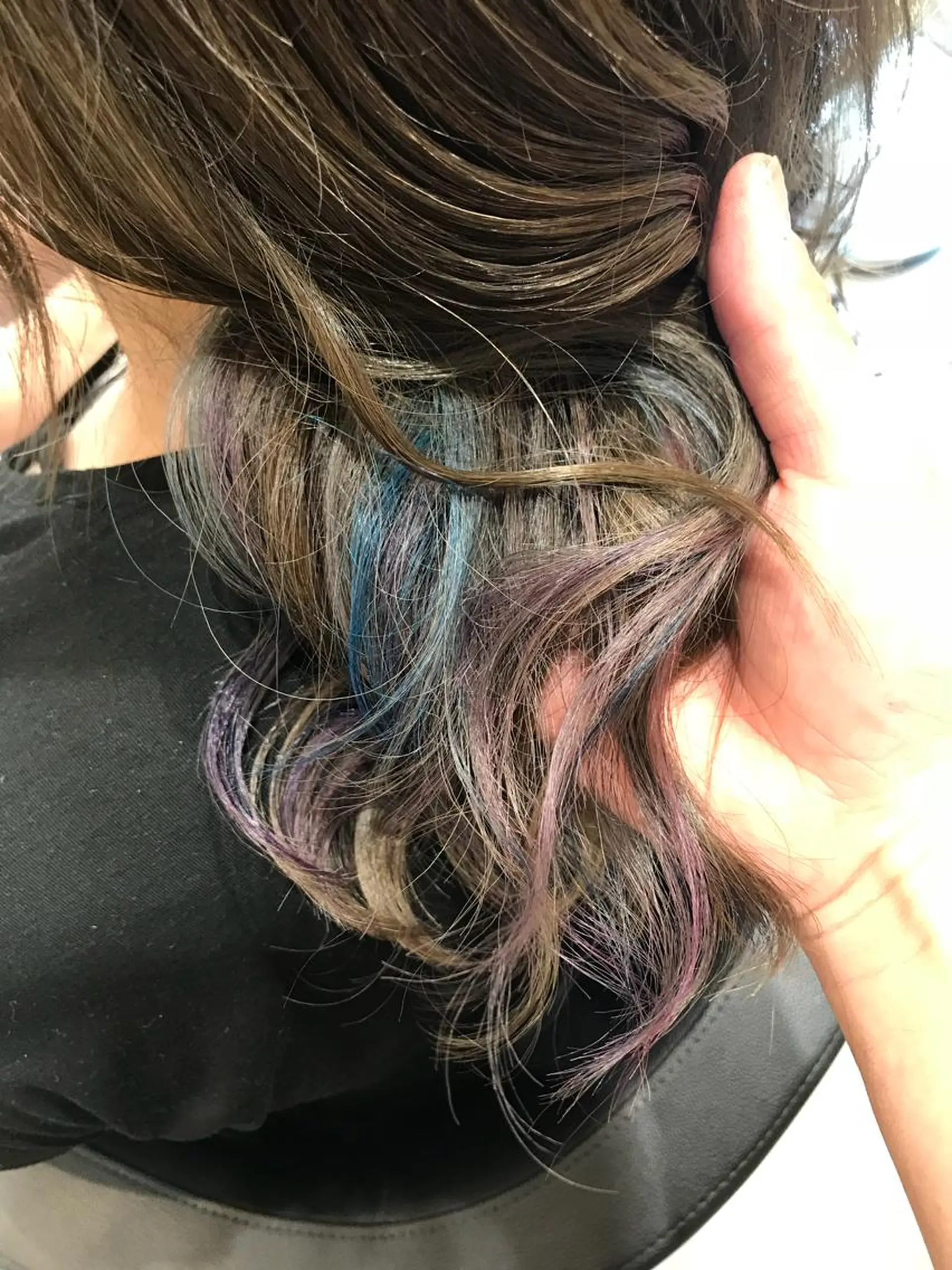 ショート カラー ブルーカラー ピンクカラー ユニコーンカラー イエローカラー 大久保 隆蔵のヘアスタイル