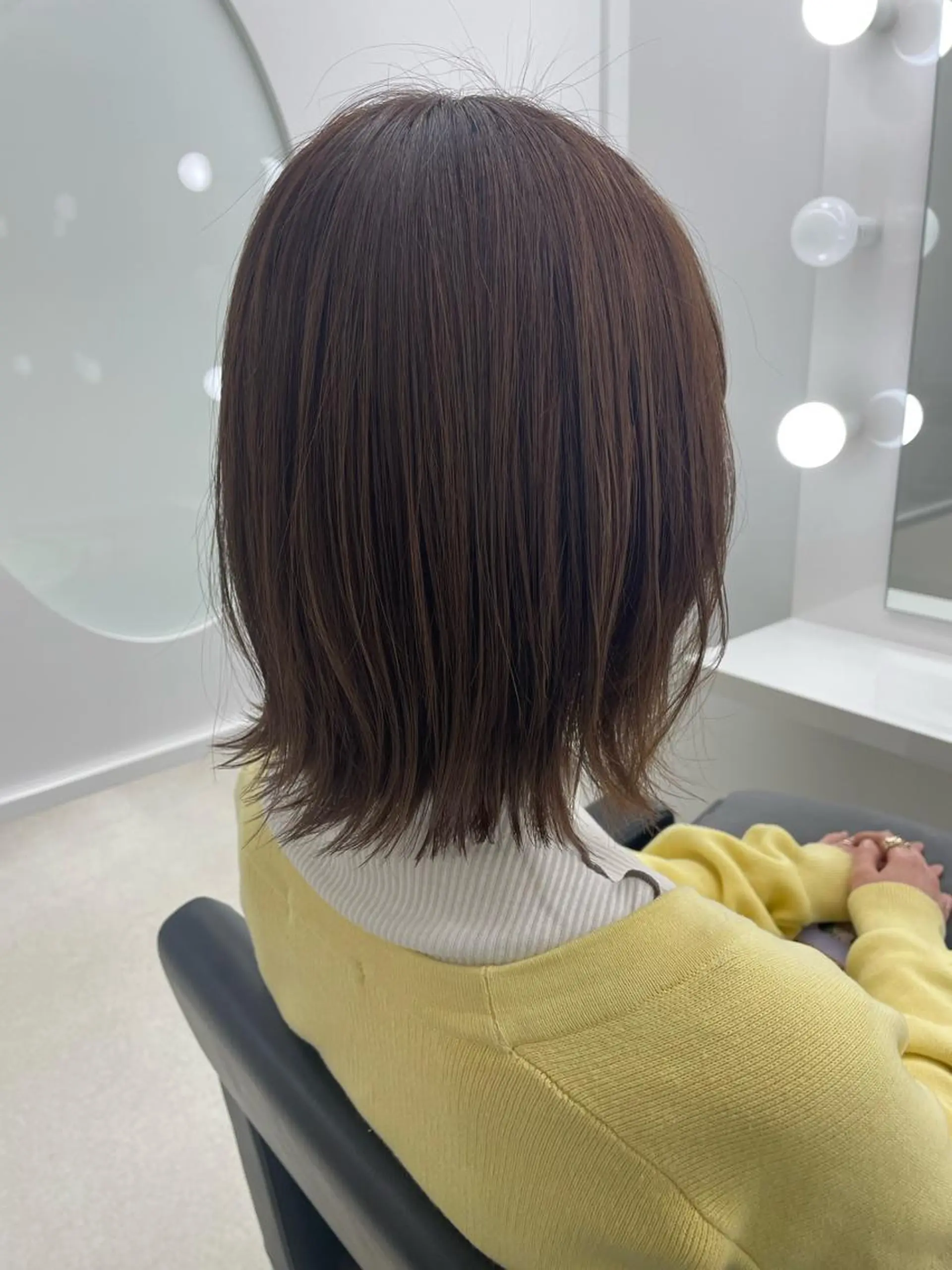 ミディアム カラー 冨木 雄斗のヘアスタイル