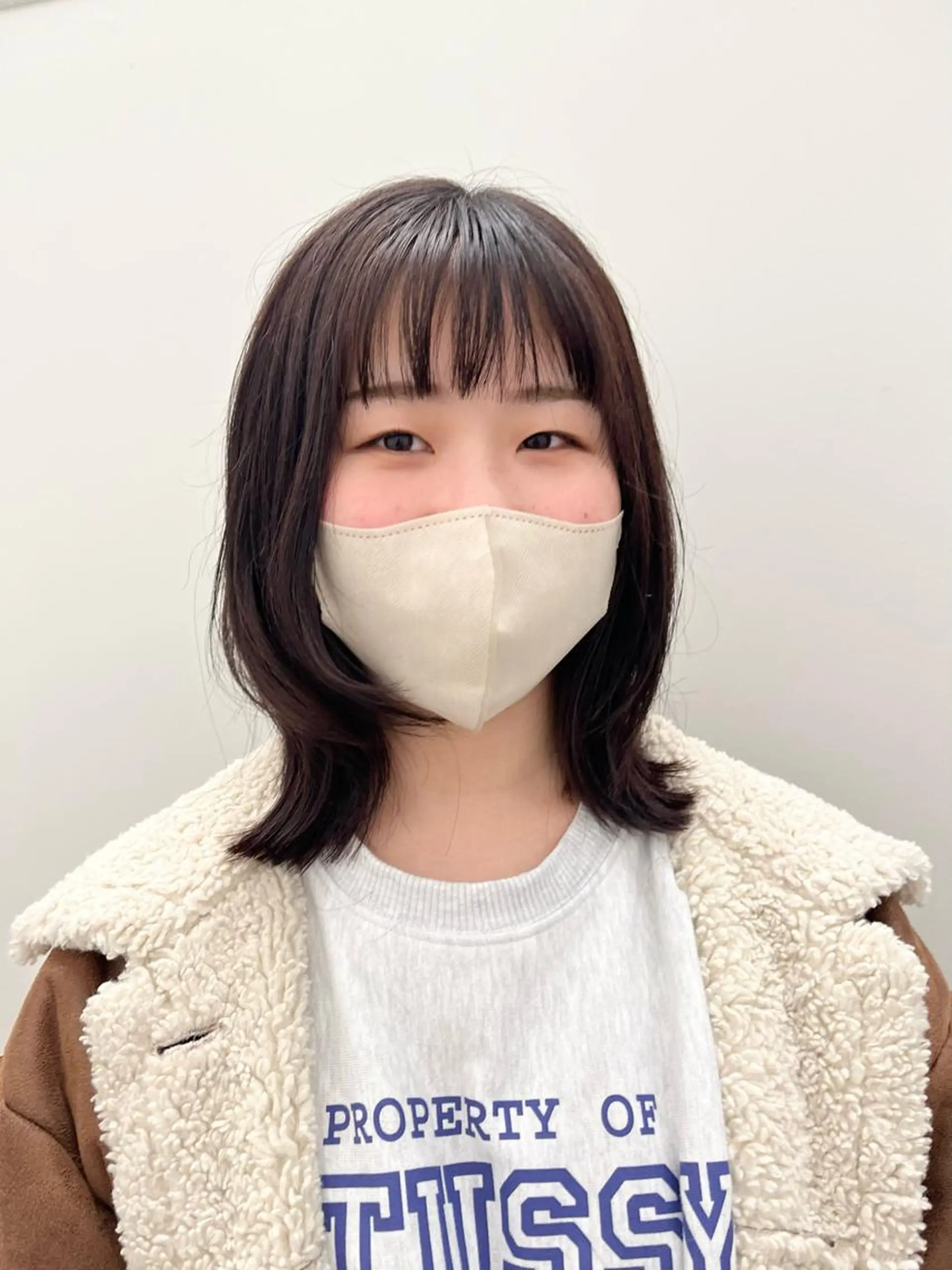ミディアム ミディアムレイヤー レイヤーカット 外ハネヘア ﾏｽﾀﾞ ｱｲﾘのヘアスタイル