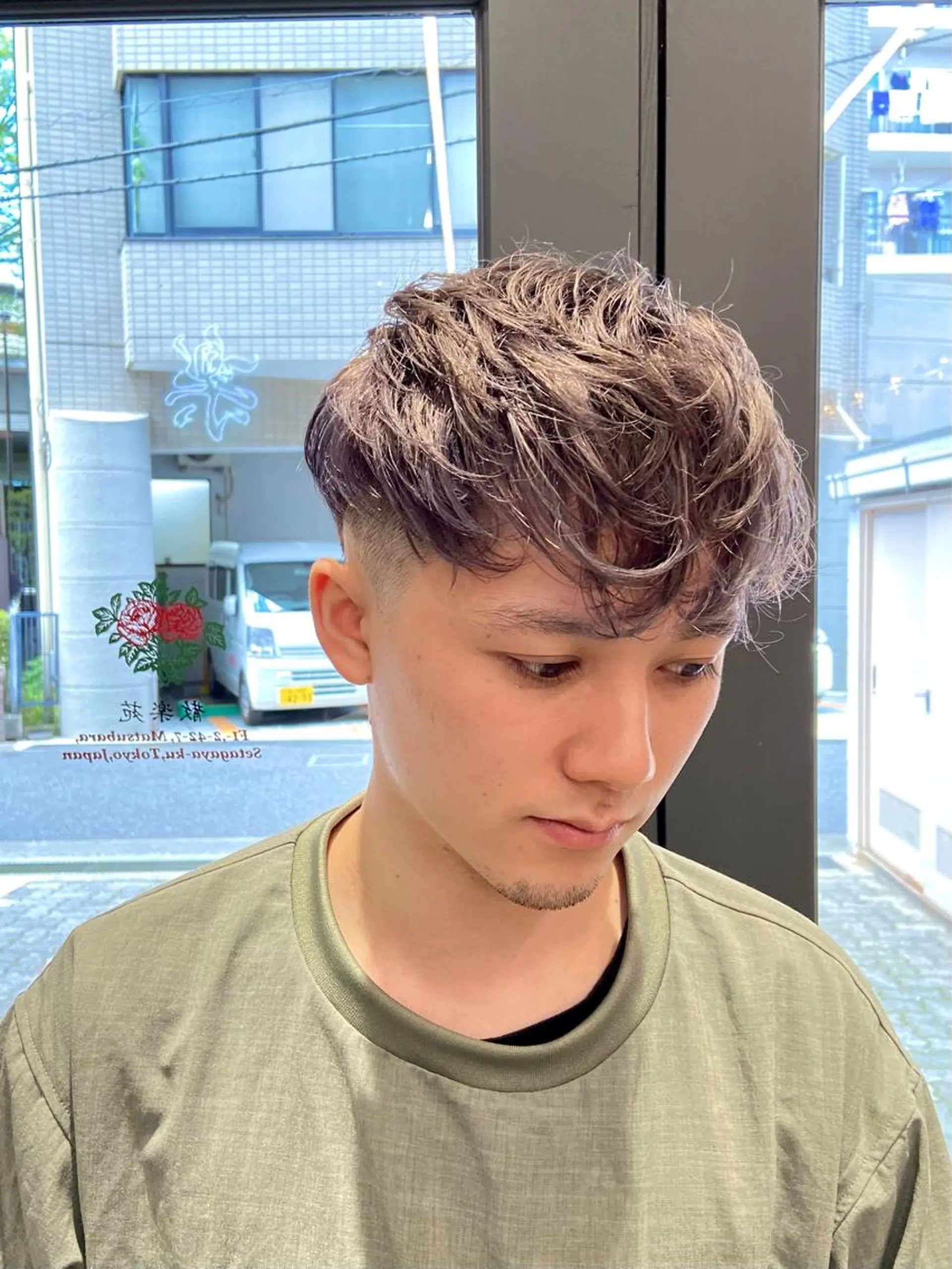 ショート パーマ メンズ カット パーマ FM【エフエム】HAVANA所属・💈圧倒的メンズ特化 明大前美容師💈のヘアスタイル