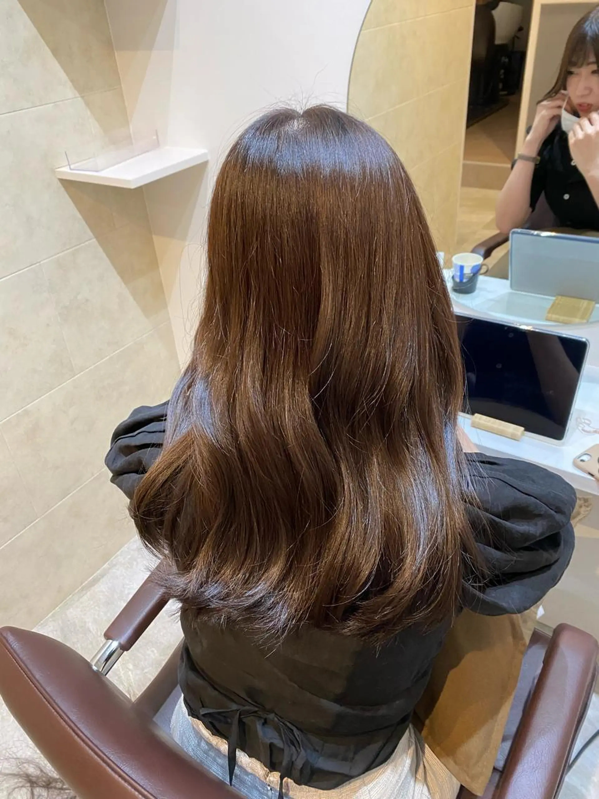 ロング カラー カット ヘアカラー トリートメント 【髪質改善　艶髪】 布川　莉穂のヘアスタイル