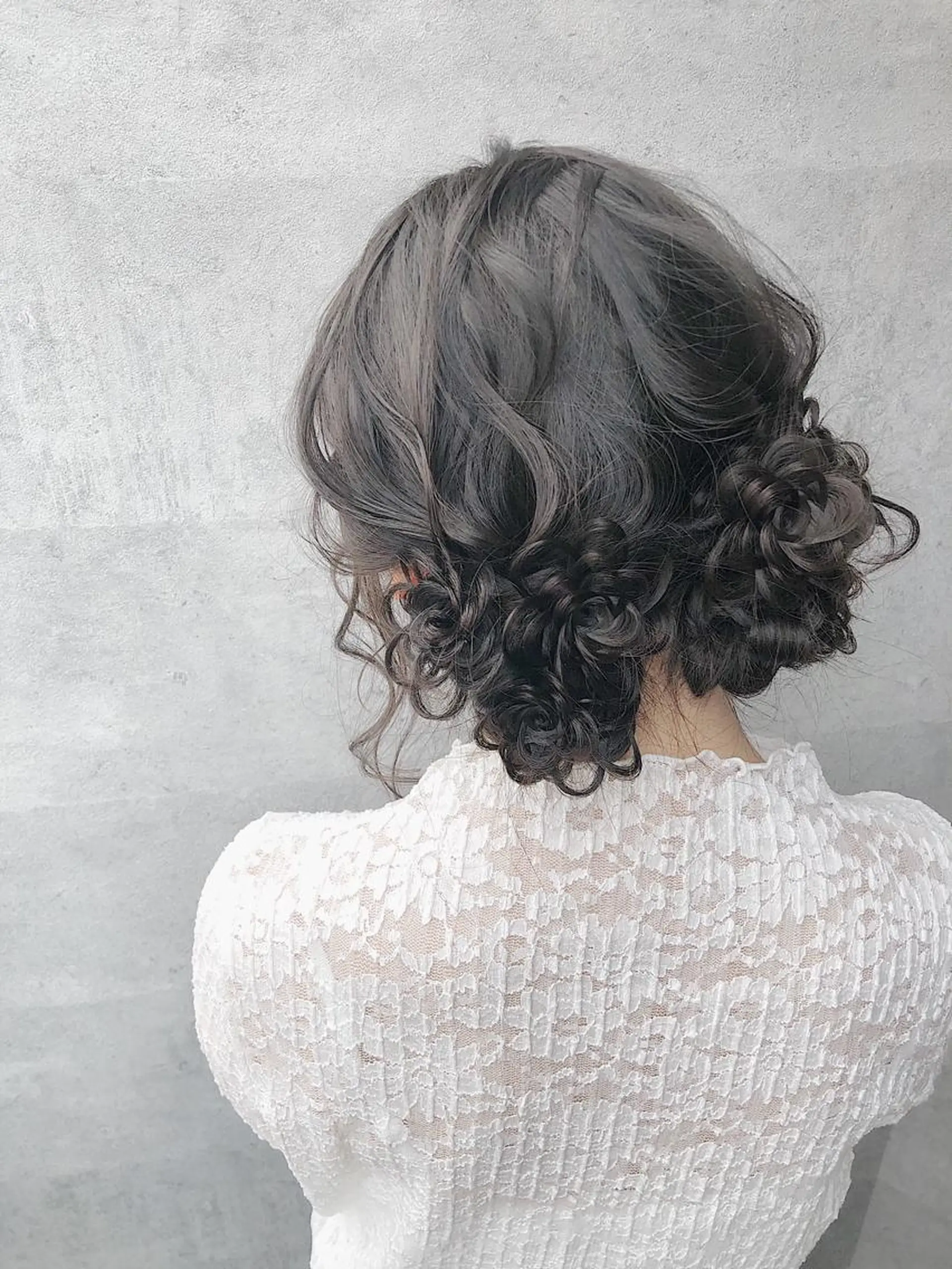 ロング アワ ダイキのヘアスタイル