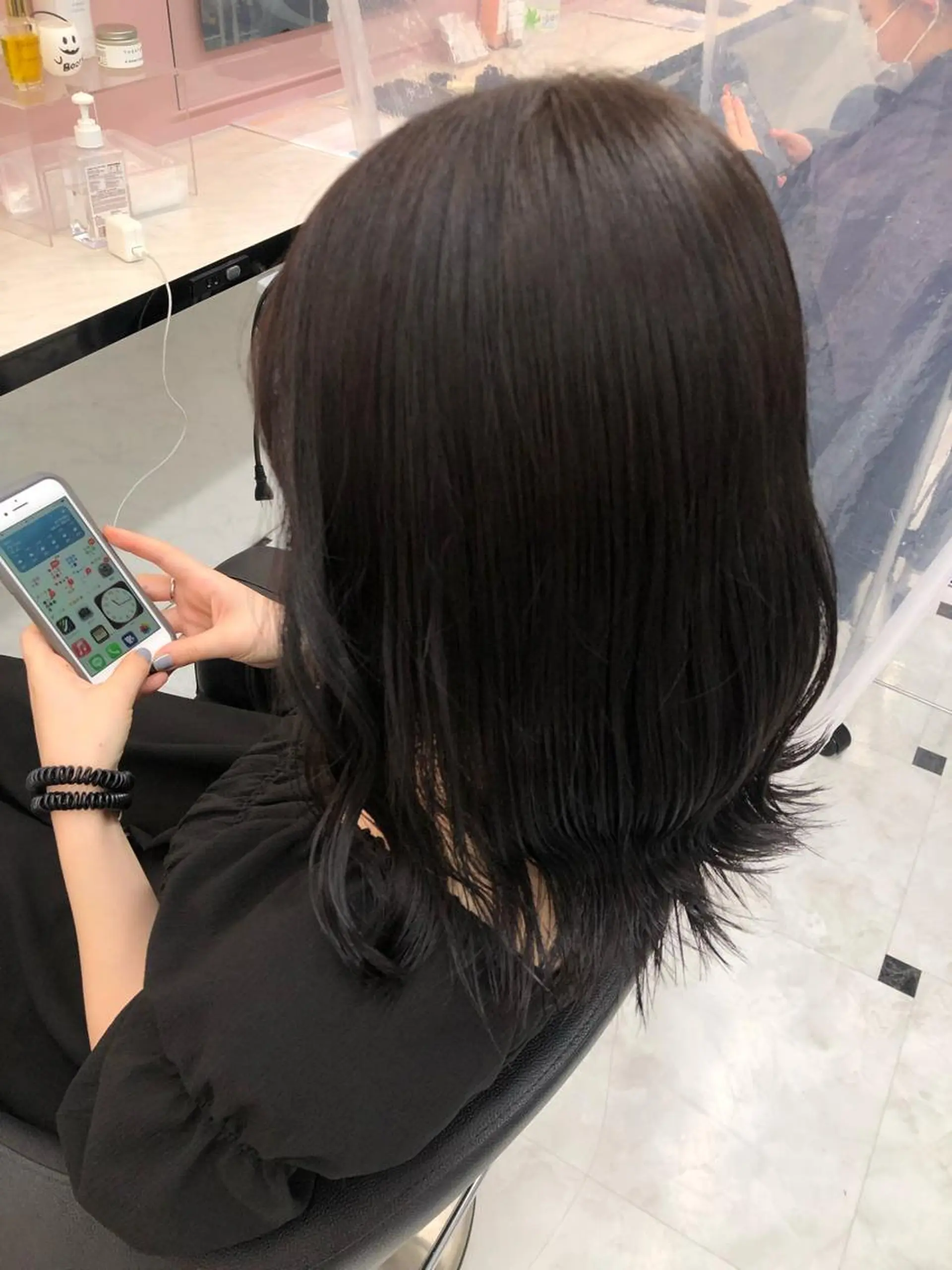 ミディアム カラー ヘアアレンジ 透明感/艶髪/💖 トレンドスタイル💖のヘアスタイル