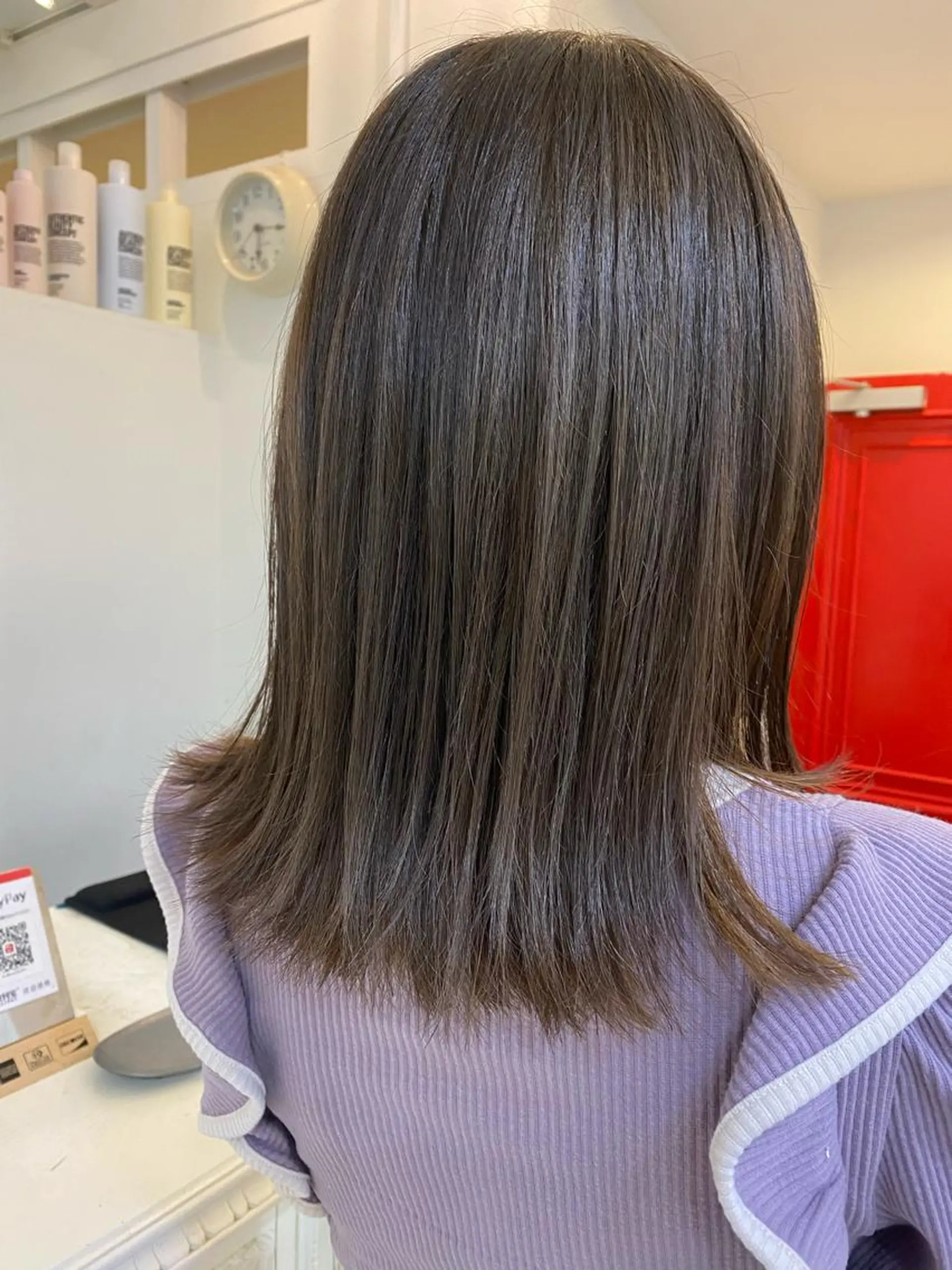 ミディアム カラー ヘアアレンジ マツエク・マツパ アイブロウ グレージュ 眉カラー ヘアカラー トリートメント ヘアセット Noah's　Ark所属・透明感カラー🫧ヘア セット🫧松本菜月の眉毛・アイブロウイメージ