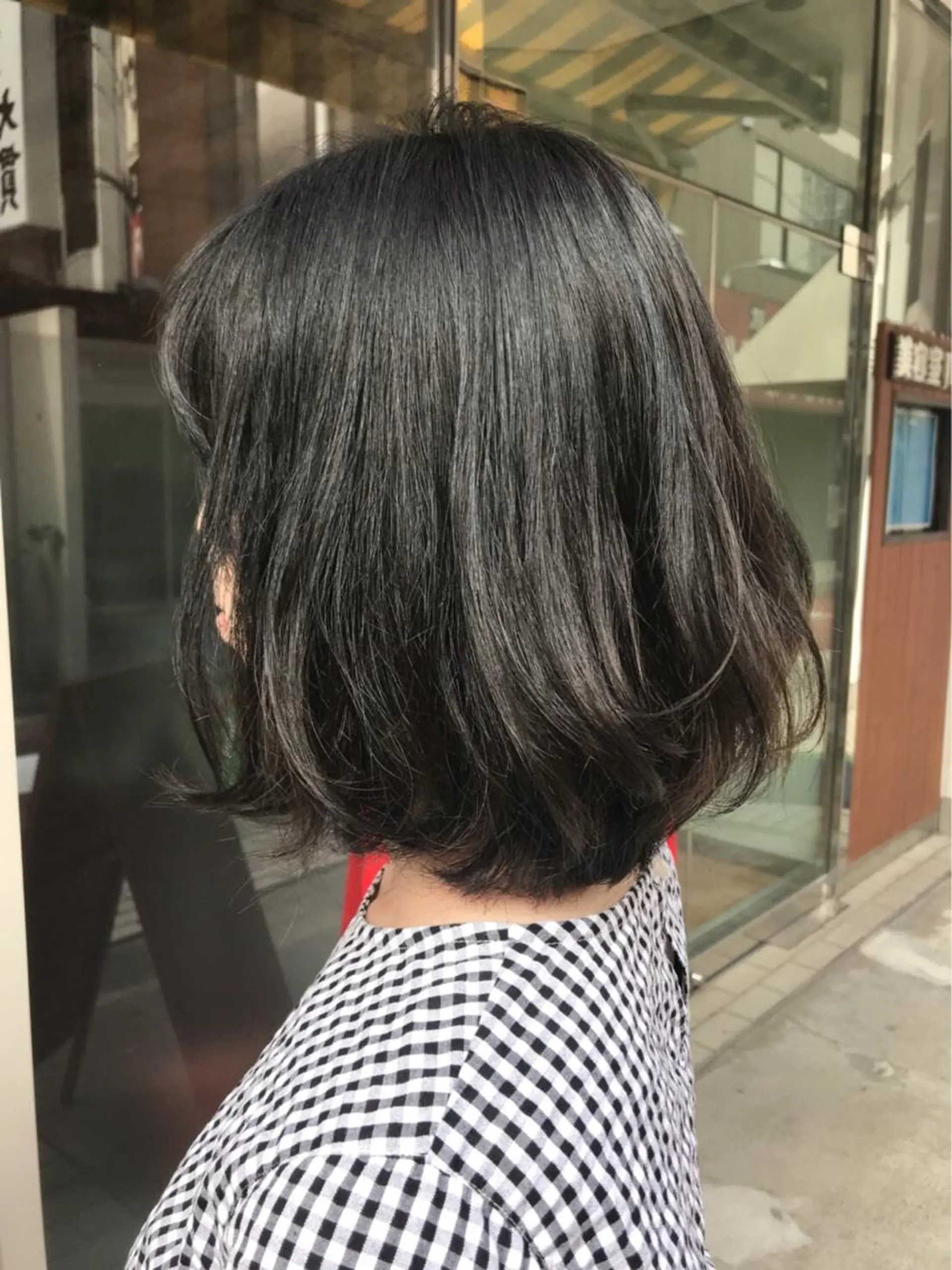 ショート カラー ブルーカラー ブルージュ ボブ 💈Blanco💈 カラー&ケア🌈のヘアスタイル
