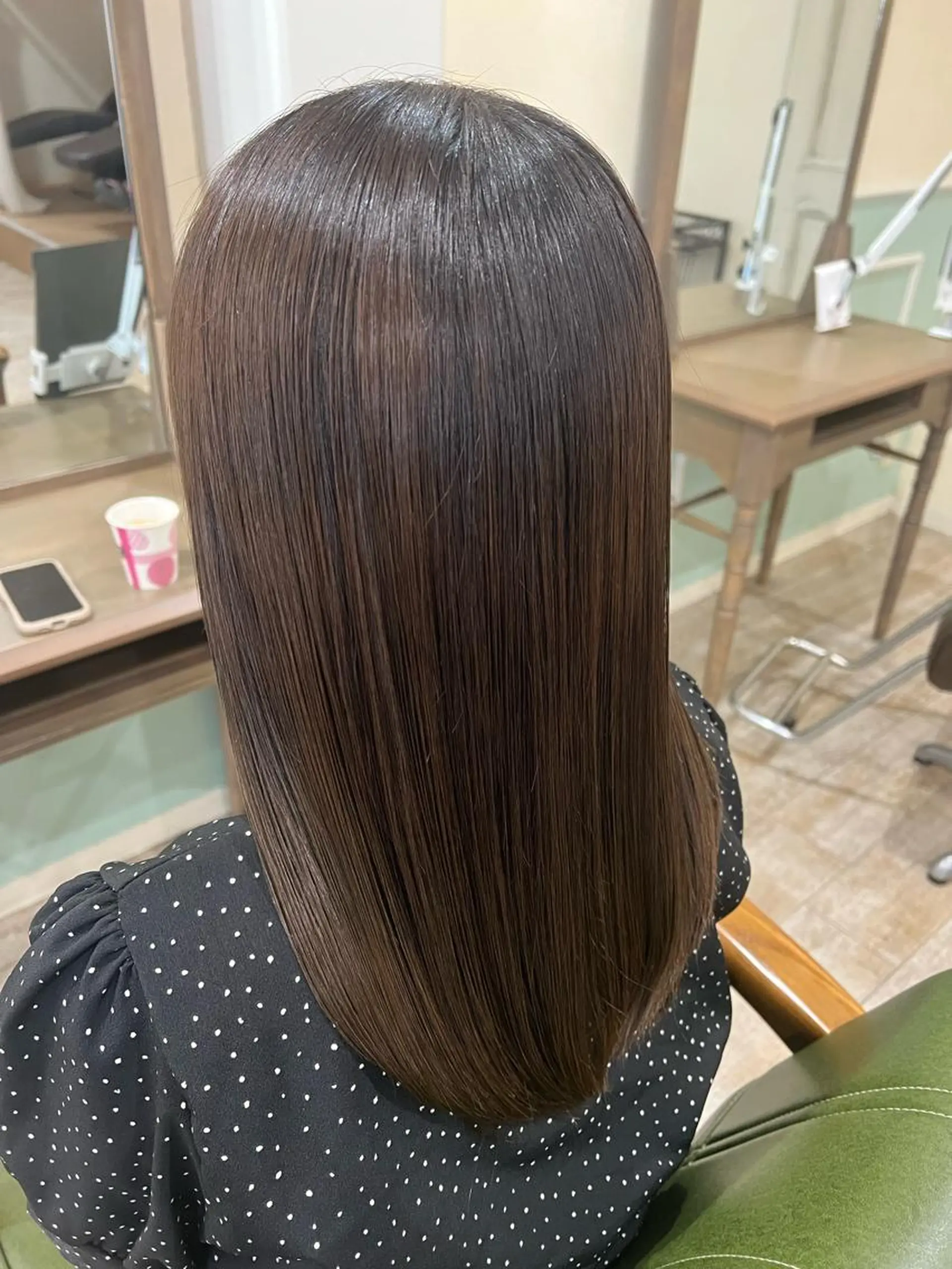セミロング カラー 髪質改善 noble店長 松本　拓也▶◀*.のヘアスタイル