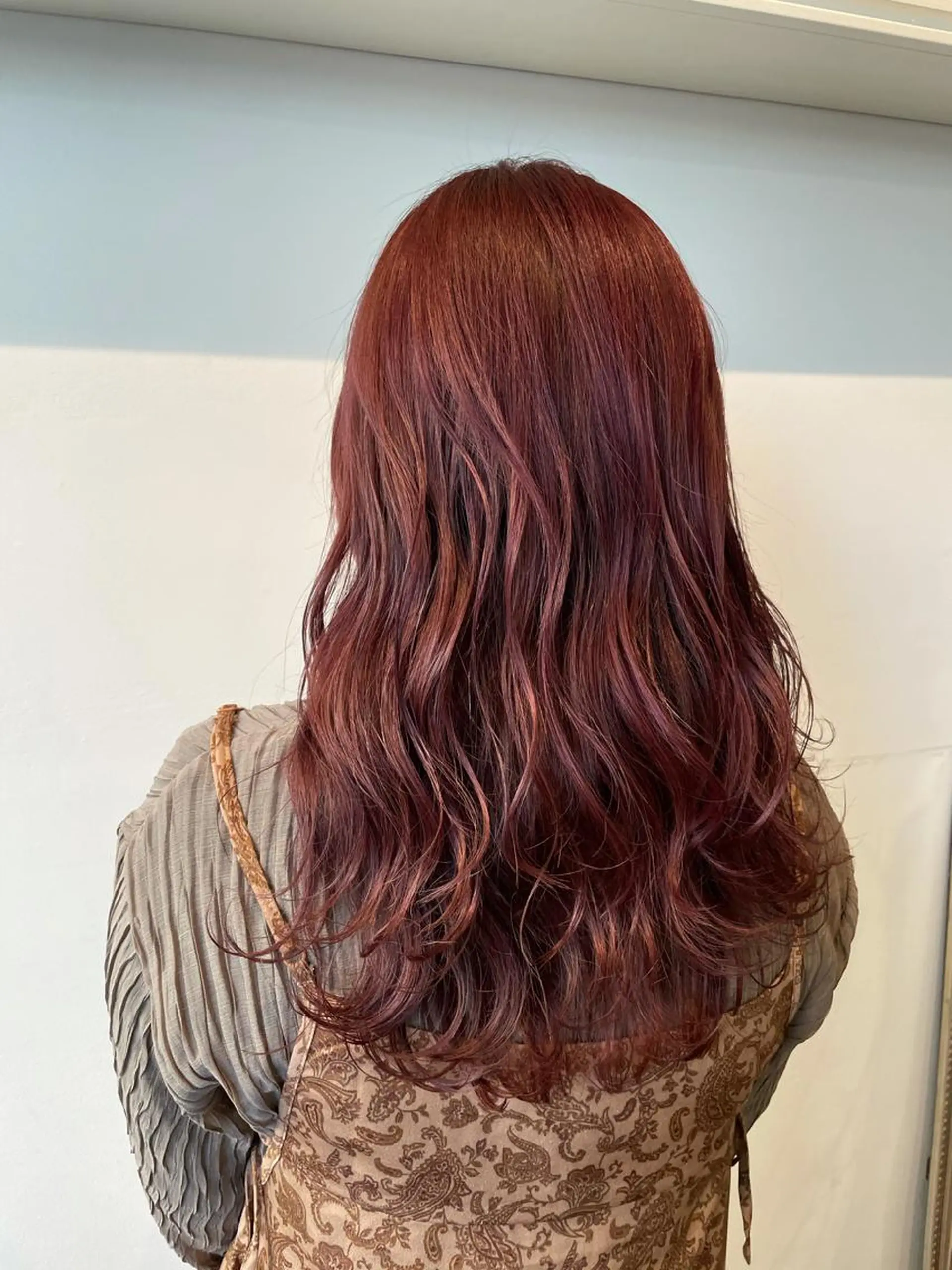 セミロング カラー ピンクカラー ヘアカラー トリートメント 💐パーソナルカラー /市橋加菜💐のヘアスタイル