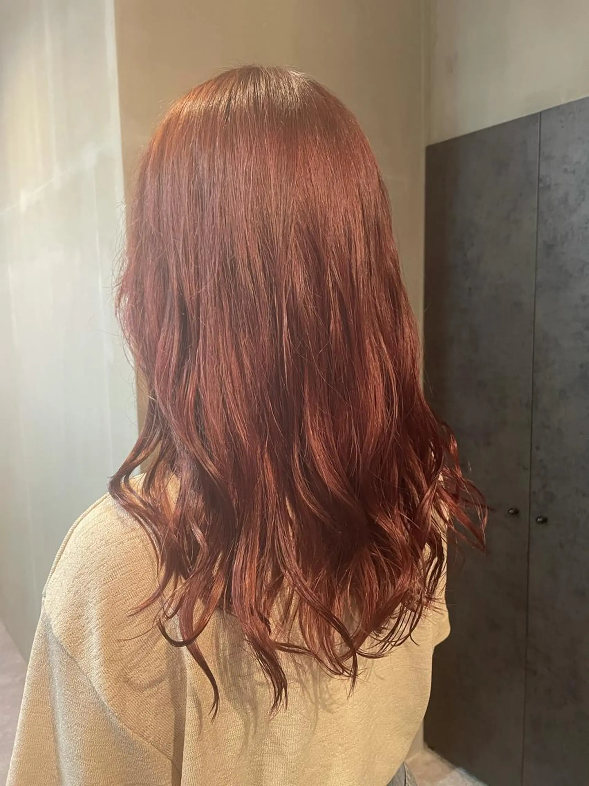 セミロング カラー パーマ イルミナカラー Men's hair salon First 中百舌鳥店所属・First なかもず 店 YUKIのヘアスタイル