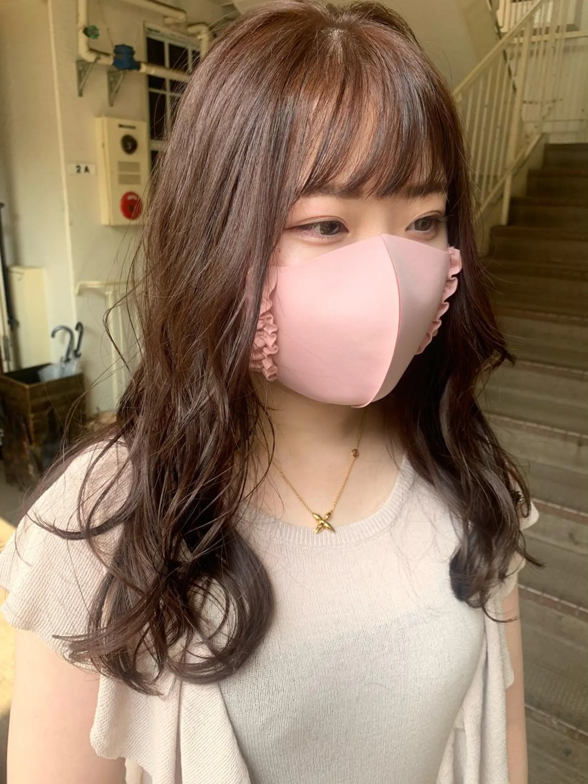 ロング ヘアカラー トリートメント ヘアセット 🍊 MOEKO🍊のヘアスタイル