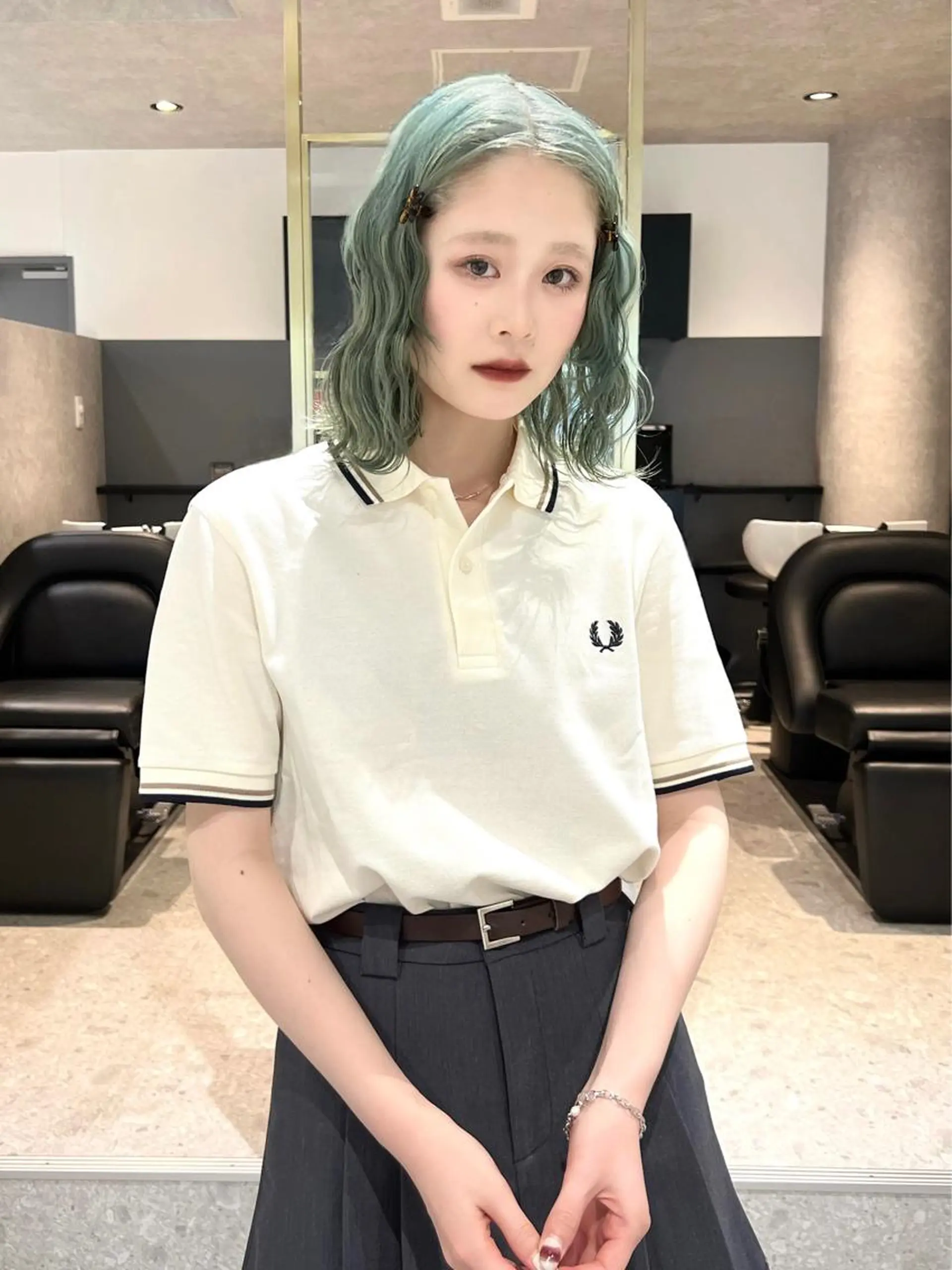 ミディアム AI TOKYO　S所属・mizuki 【韓国レイヤー】のヘアスタイル