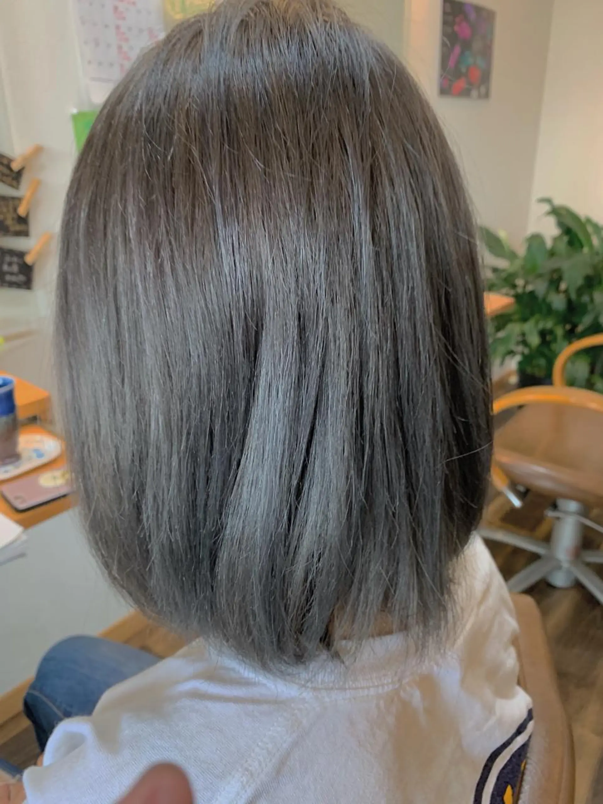 ミディアム カラー グレージュ 外国人風カラー ヘアカラー ヘア＆エステ フォーチュン所属・石川 奈緒子のヘアスタイル