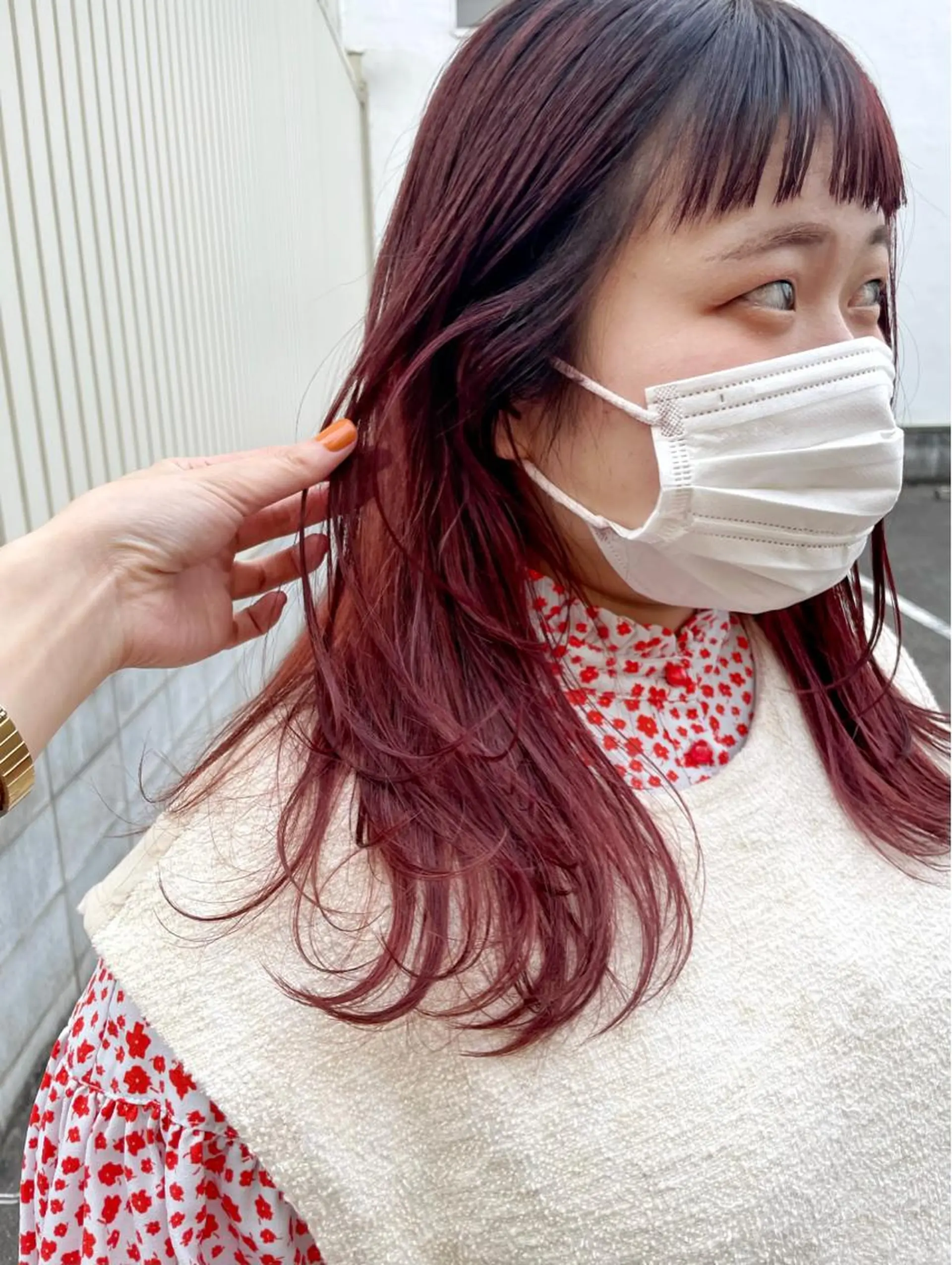 セミロング カラー シェアサロン糸所属・おおはし ひかりのヘアスタイル