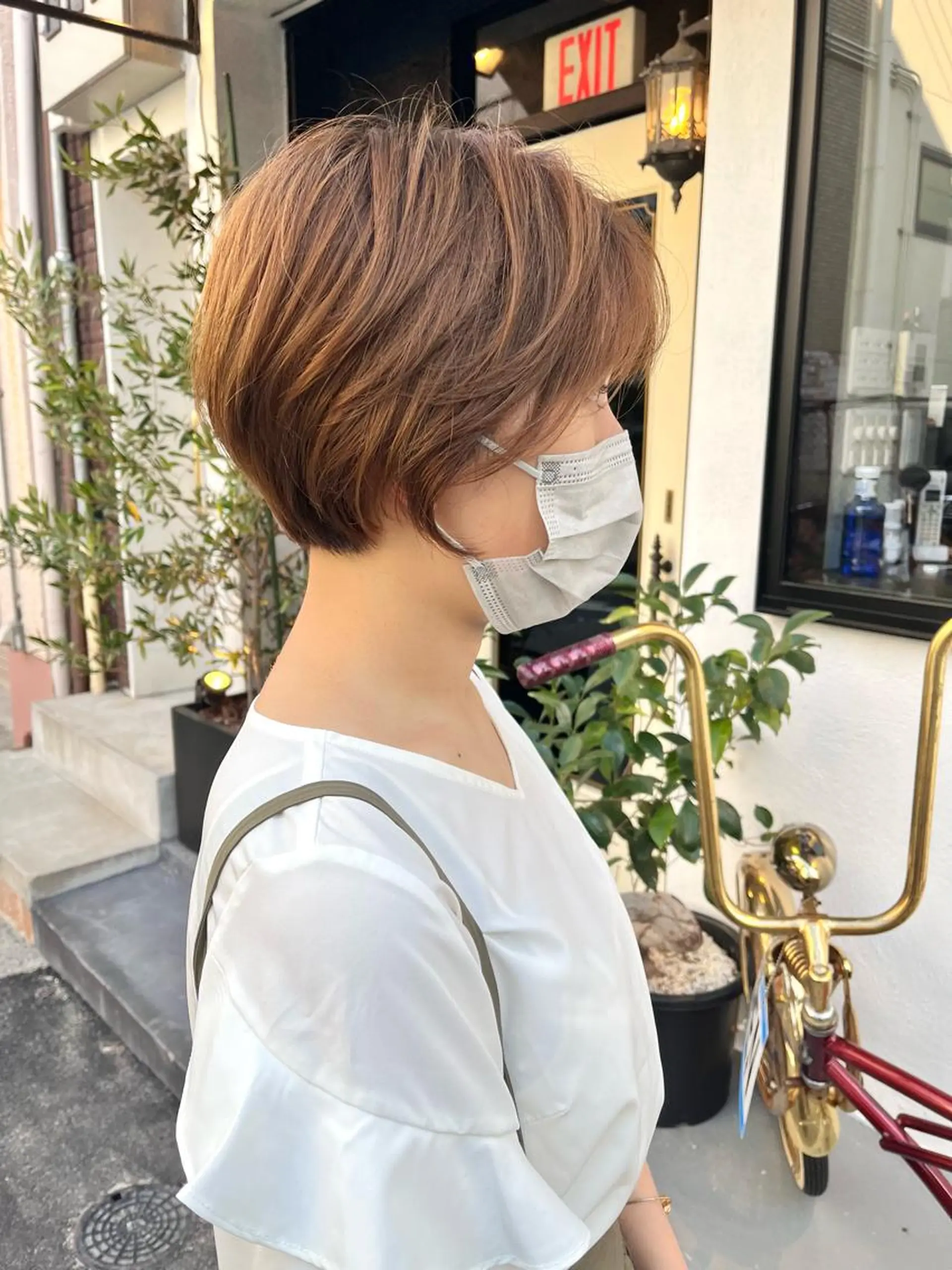 ショート カラー SALOWIN神戸三宮店所属・【美髪を叶える】中谷 彰宏（アキ)のヘアスタイル