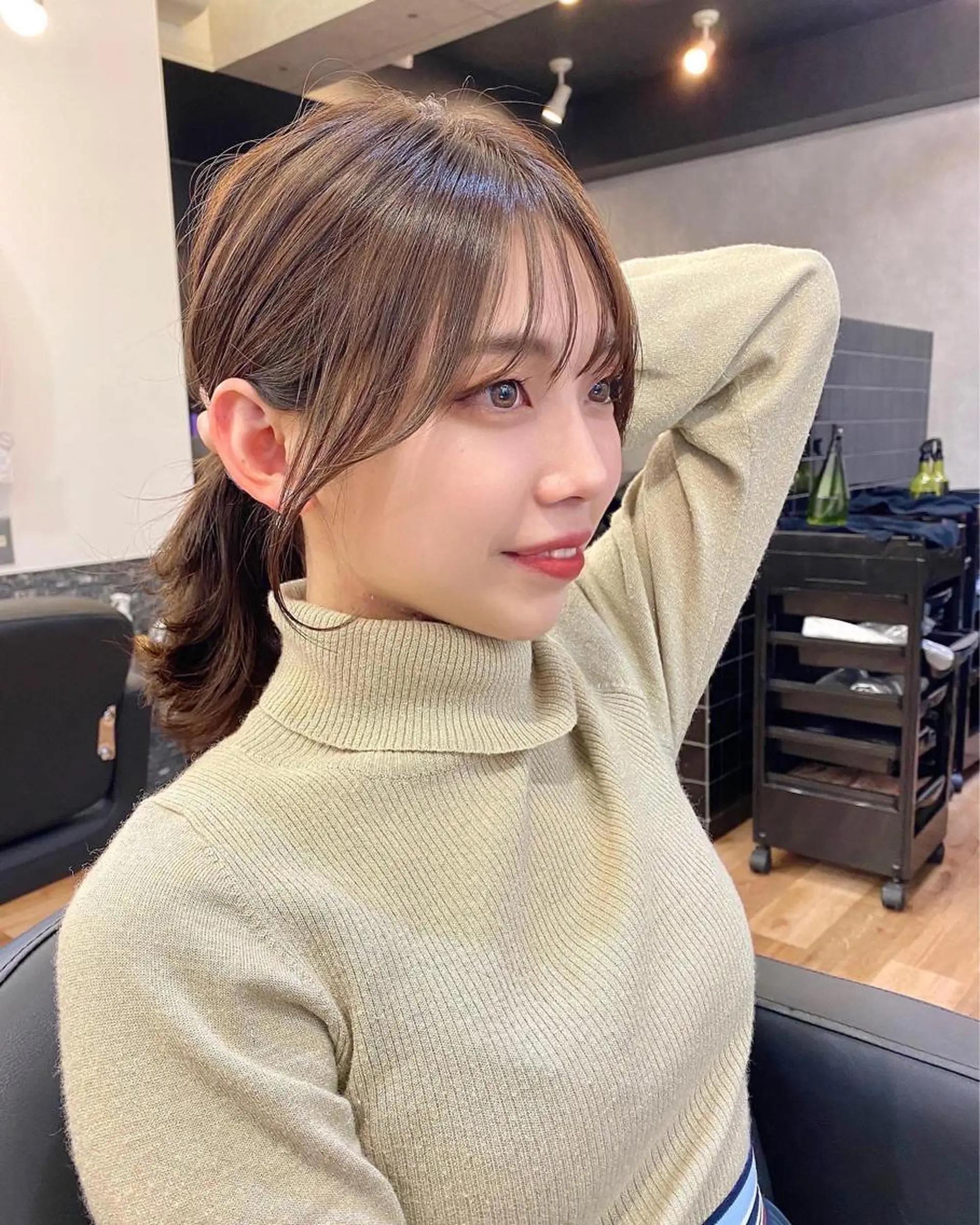 ミディアム カラー 似合わせレイヤー 🇰🇷荒木洋文のヘアスタイル