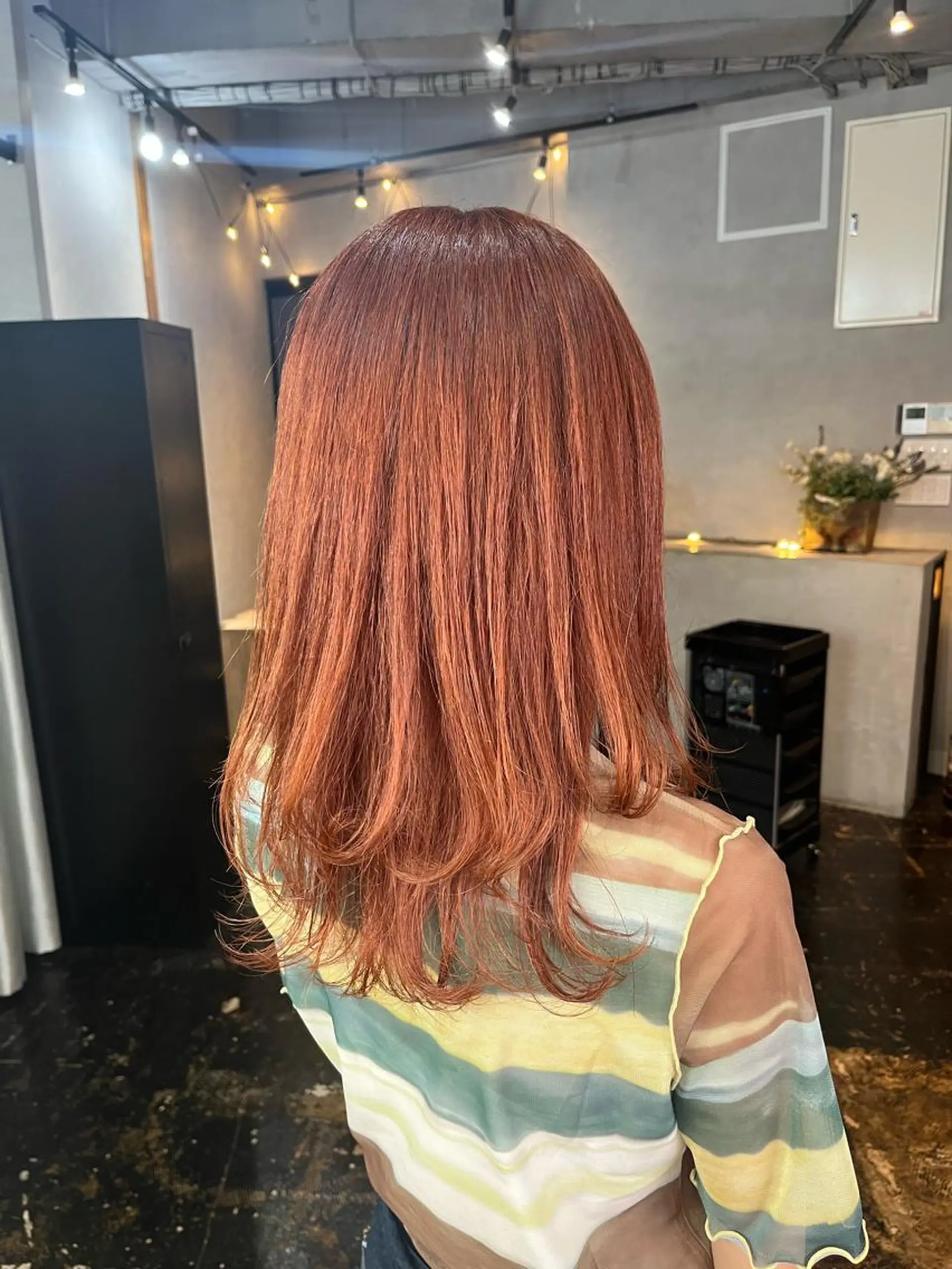 セミロング カラー ヘアカラー 透明感カラー/パーマ 🌀アオノアユミのヘアスタイル