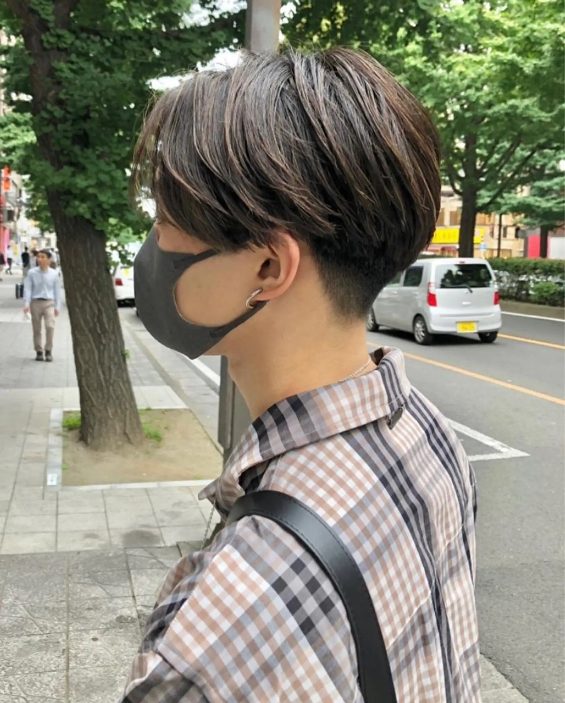 ショート カラー メンズ 7Bridge所属・ハッシュカット 小西貫太のヘアスタイル