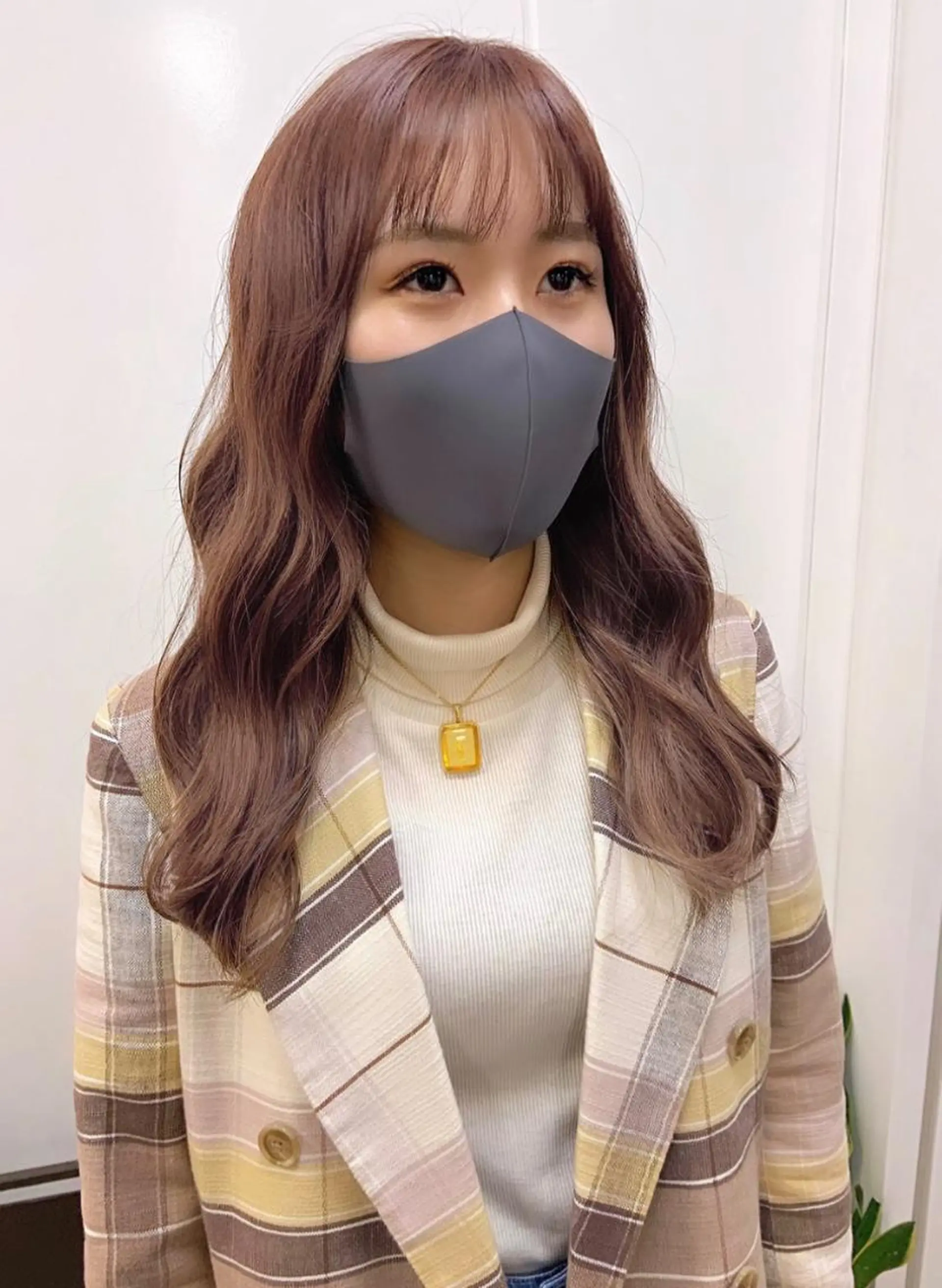 ロング カラー ブリーチ ハイライトカラー ピンクカラー ハイライト ♡ma ki♡のヘアスタイル