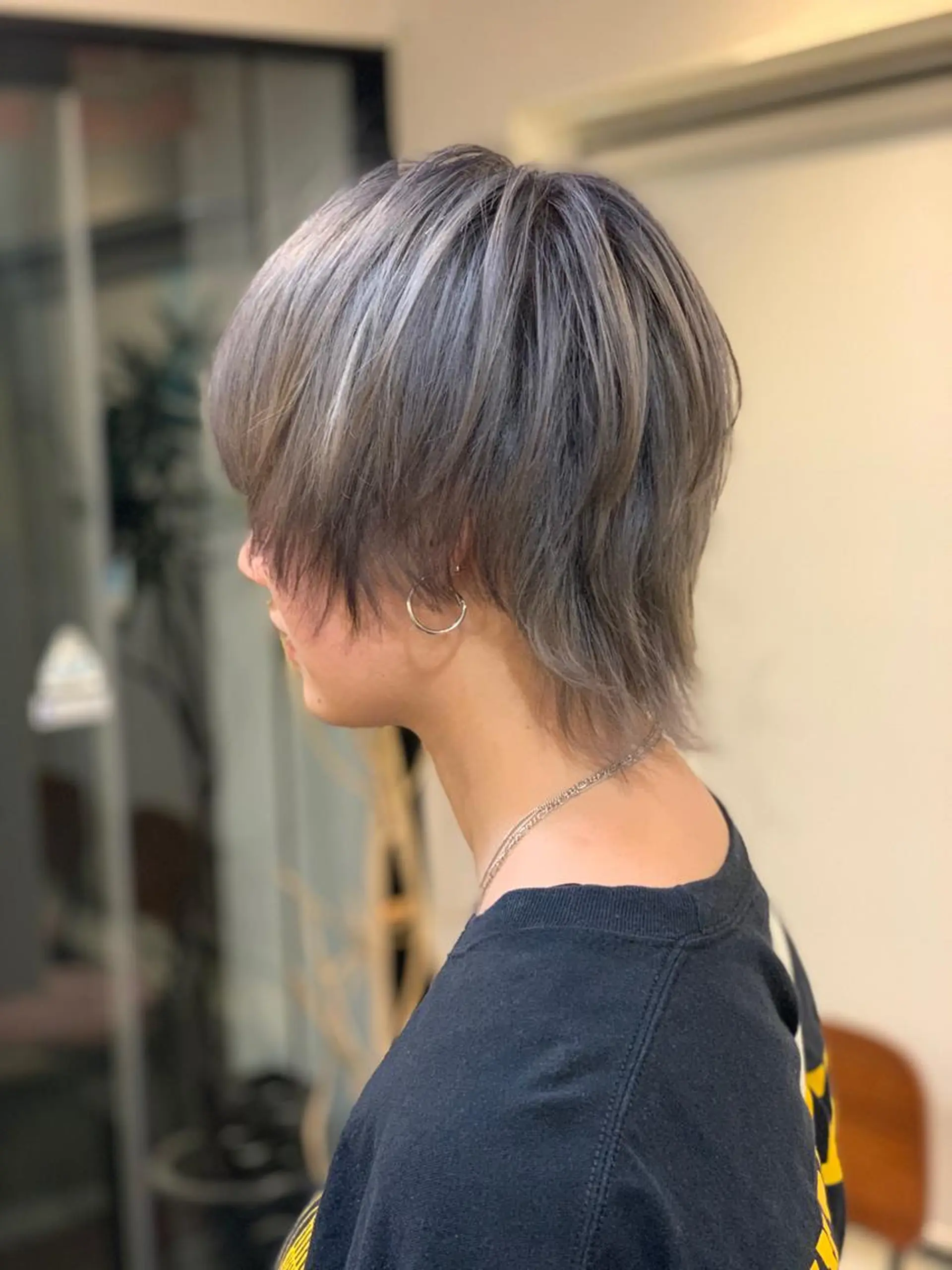 ショート カラー ウルフカット カット ヘアカラー トリートメント ヘアセット 中村 優太のヘアスタイル