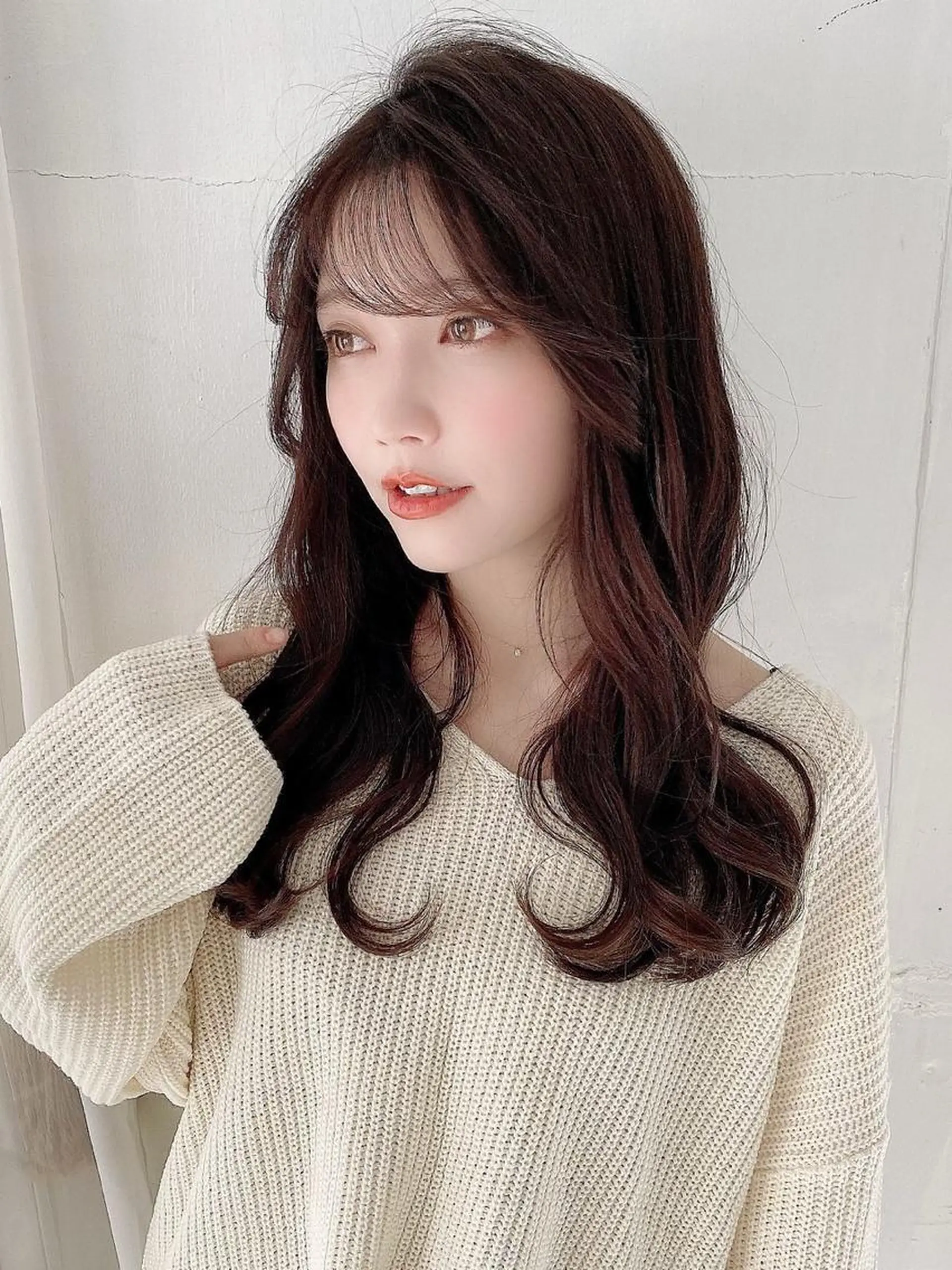 ロング くびれヘア 韓国風ヘア ❣️韓国レイヤー ❣️渡部晃輝のヘアスタイル