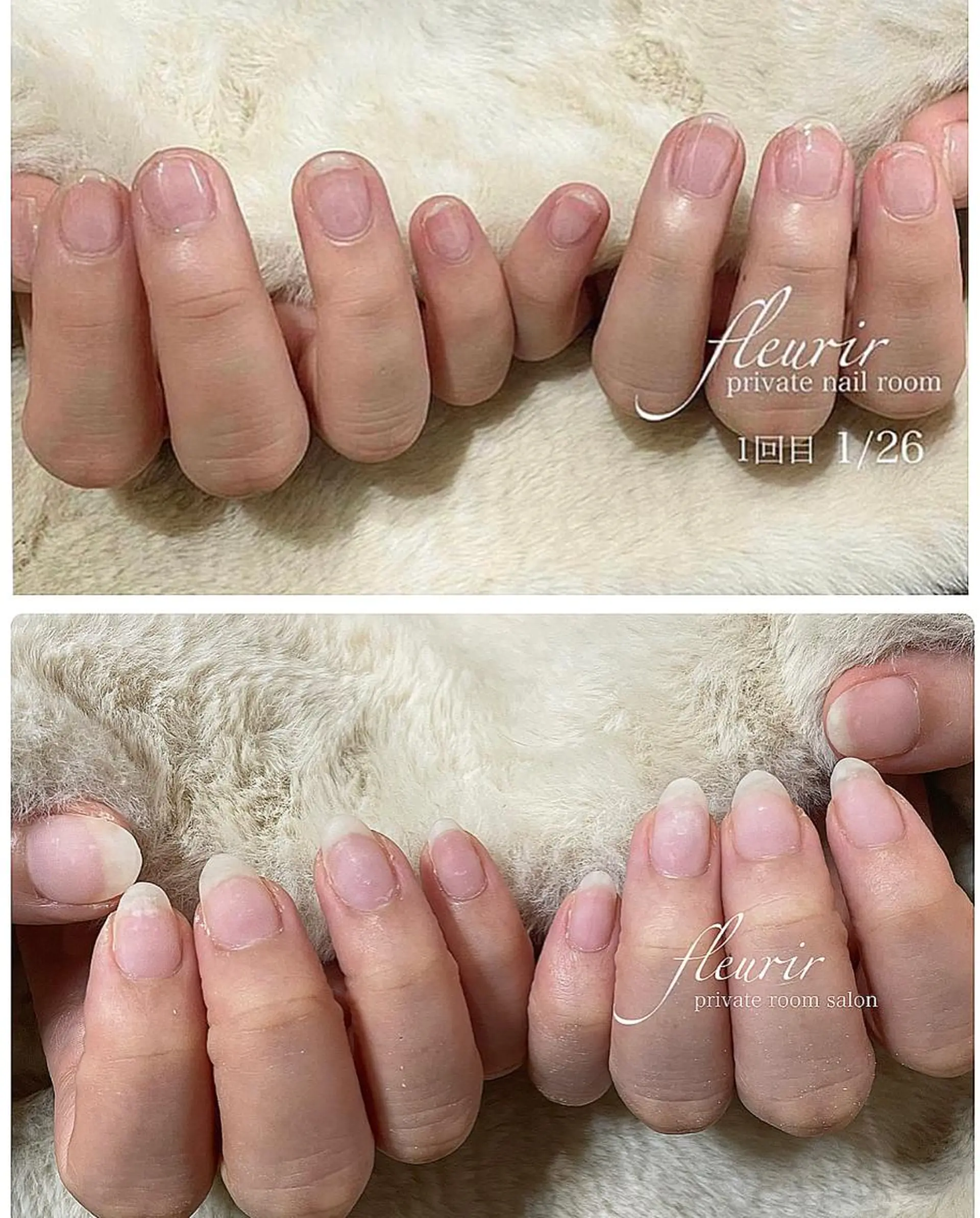 ネイル クリアネイル 卒業式 マットネイル ハンドネイル フルリール 【プライベートサロンのネイルデザイン