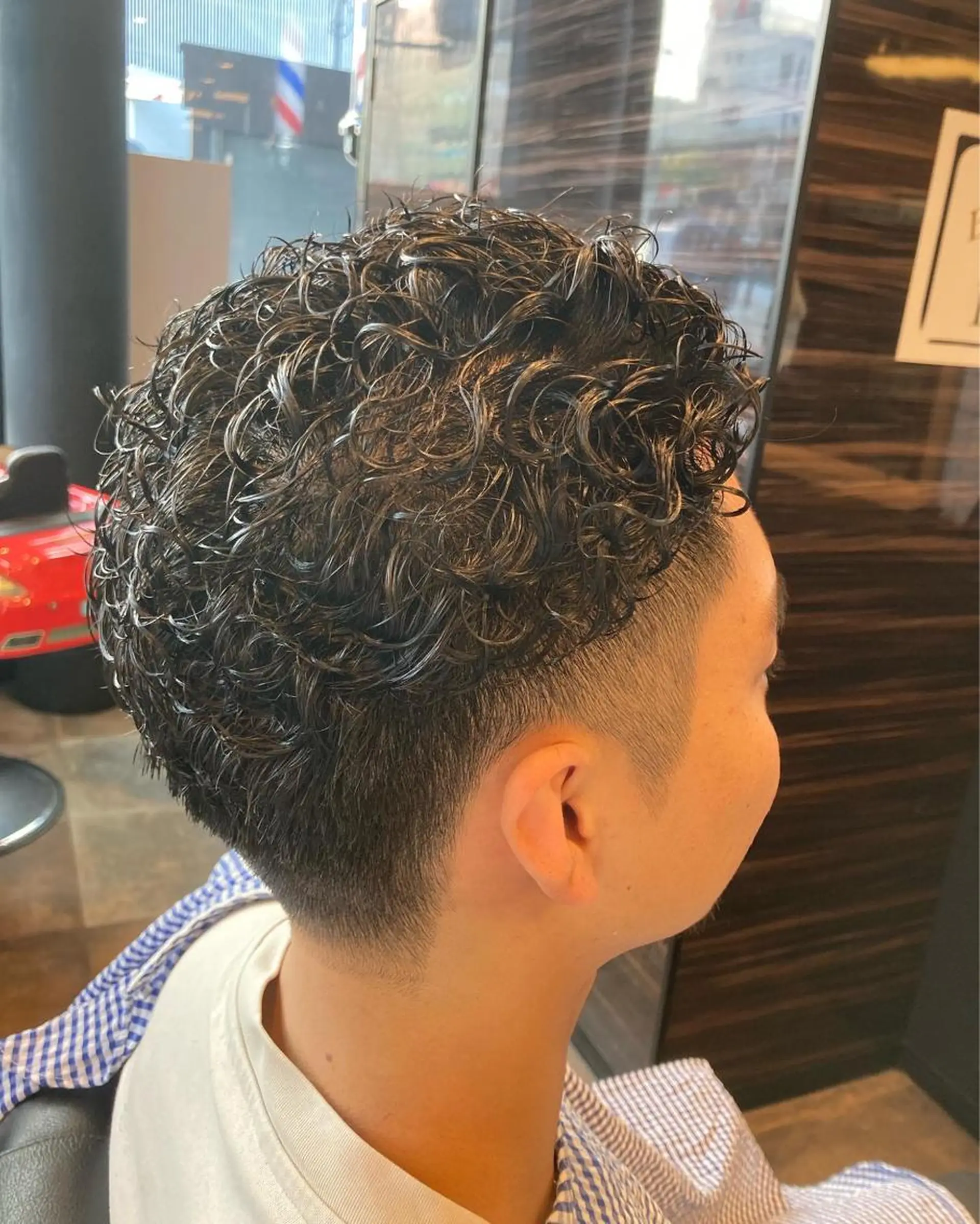 ショート カット パーマ BARBER SHOP BOSS所属・佐藤 匠悟のヘアスタイル