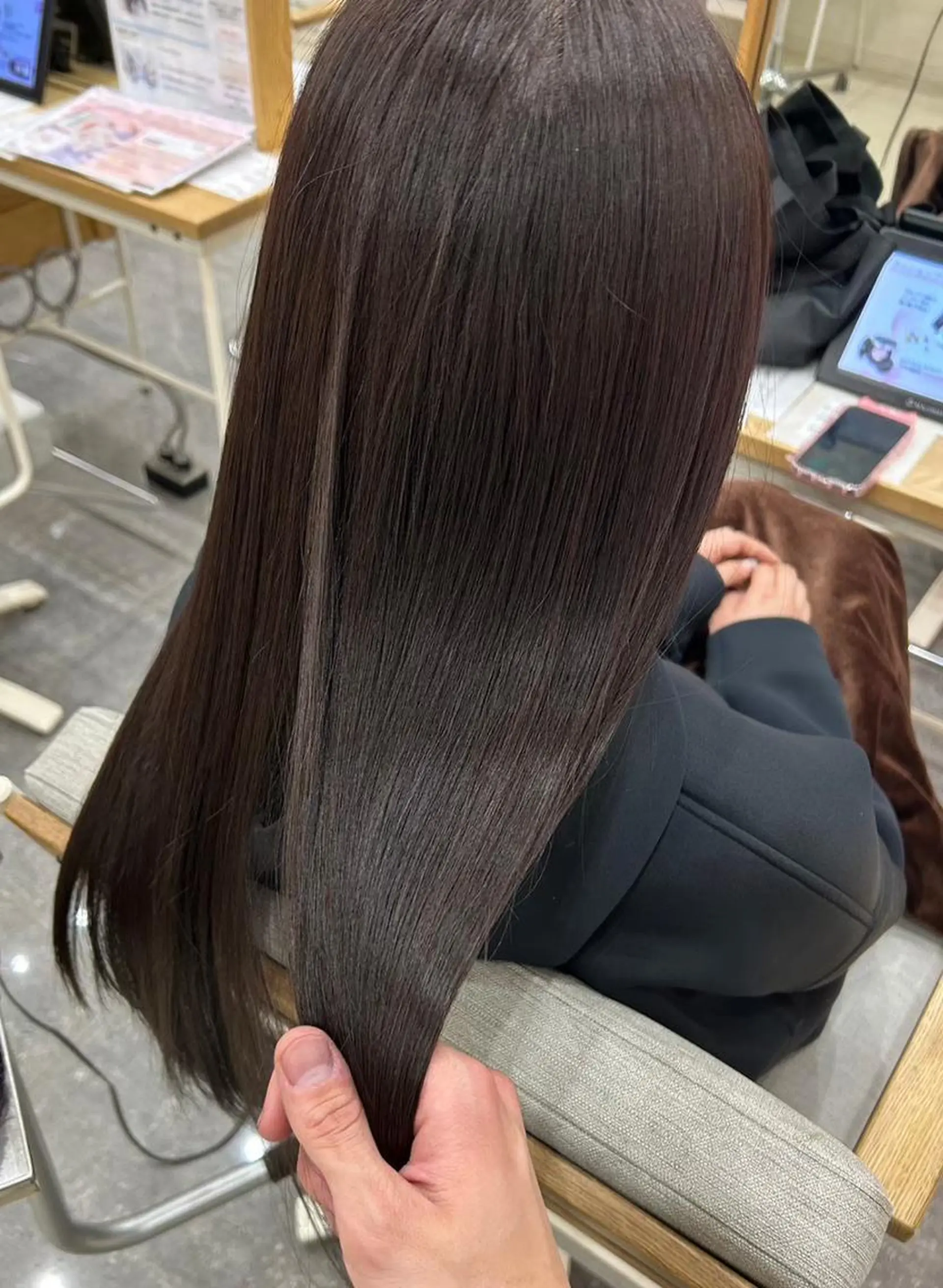 ロング 美髪縮毛矯正/ 似合わせ🔹田中 守のヘアスタイル