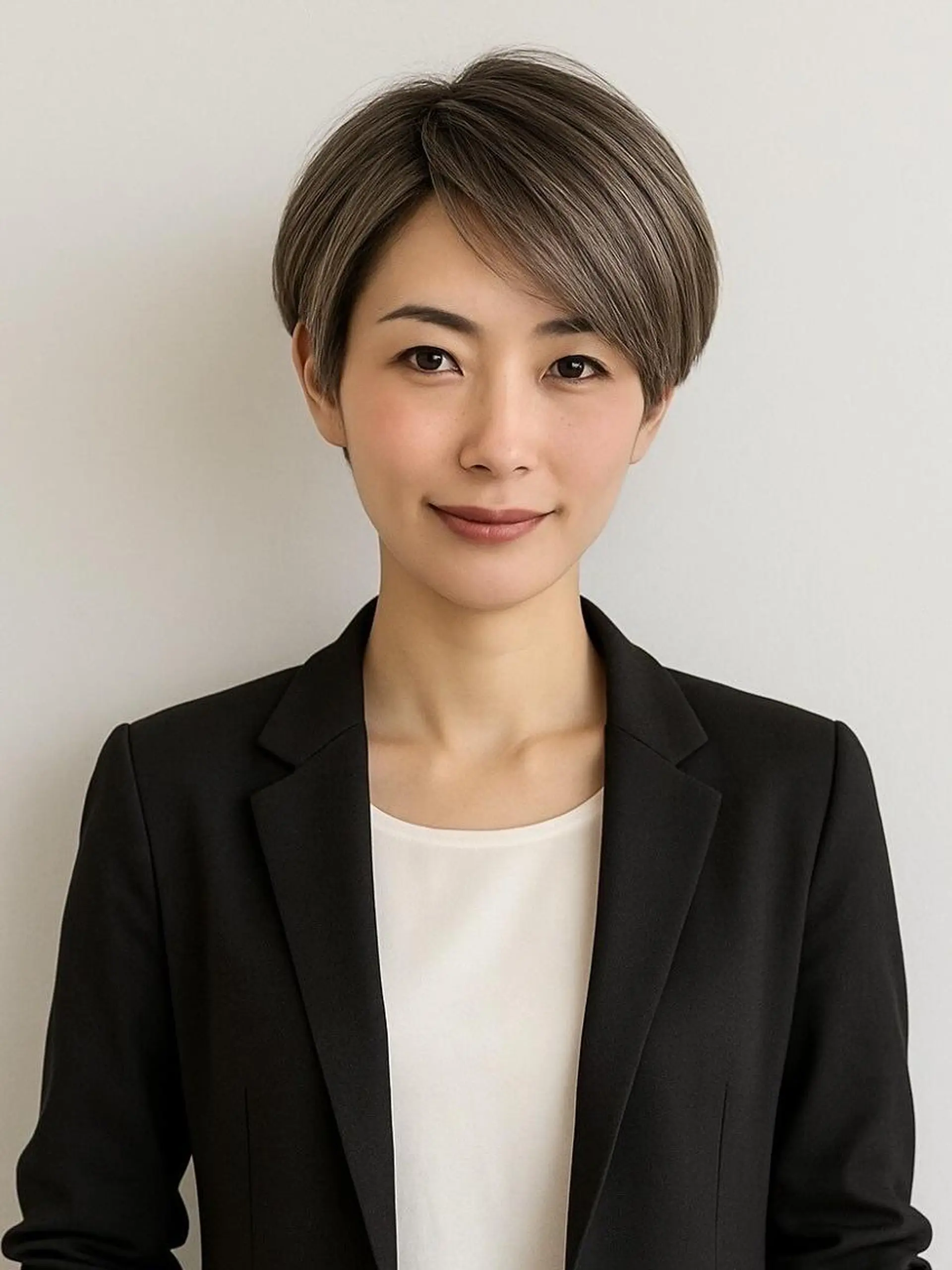 ショート カラー ヘアカラー トリートメント 骨格補正似合わせ カット阿部建のヘアスタイル