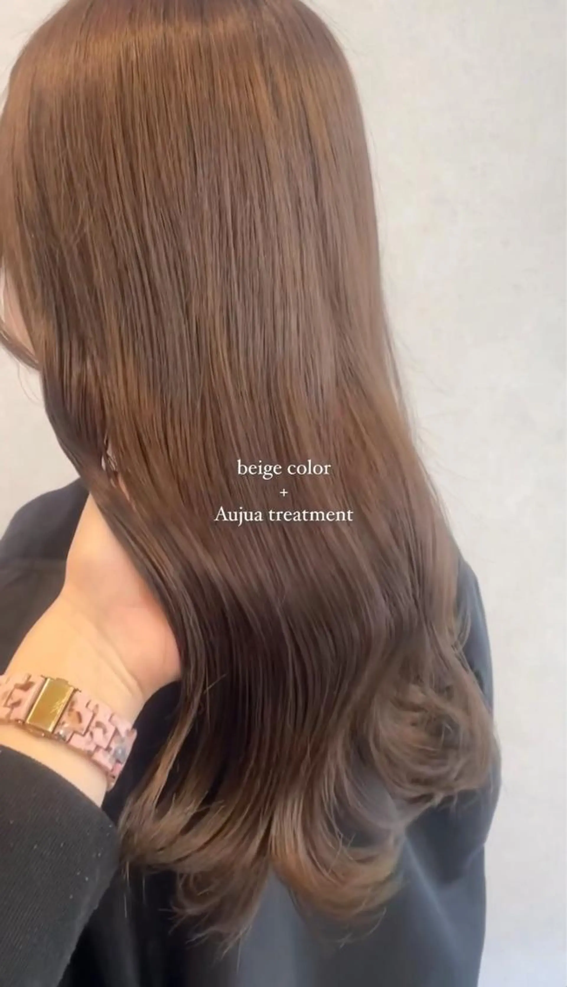 セミロング カラー ベージュカラー トリートメント 𐙚mareka/ 顔周り/透明感ｶﾗｰのヘアスタイル