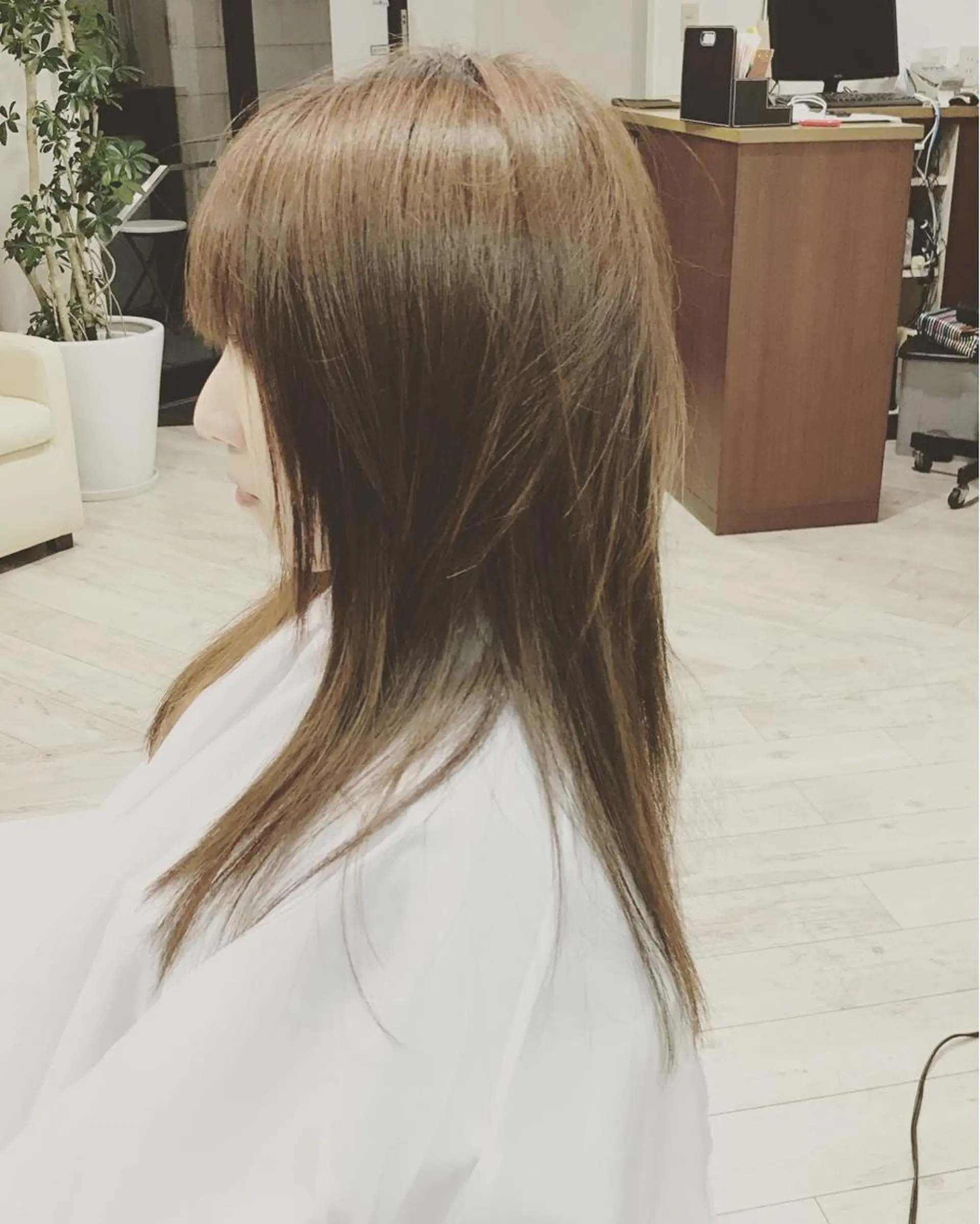 ショート ミディアム セミロング ロング カラー パーマ ヘアアレンジ メンズ キッズ ネイル マツエク・マツパ Leyシェアサロン所属・KenIchi施術者 1%未満ドライカットのヘアスタイル