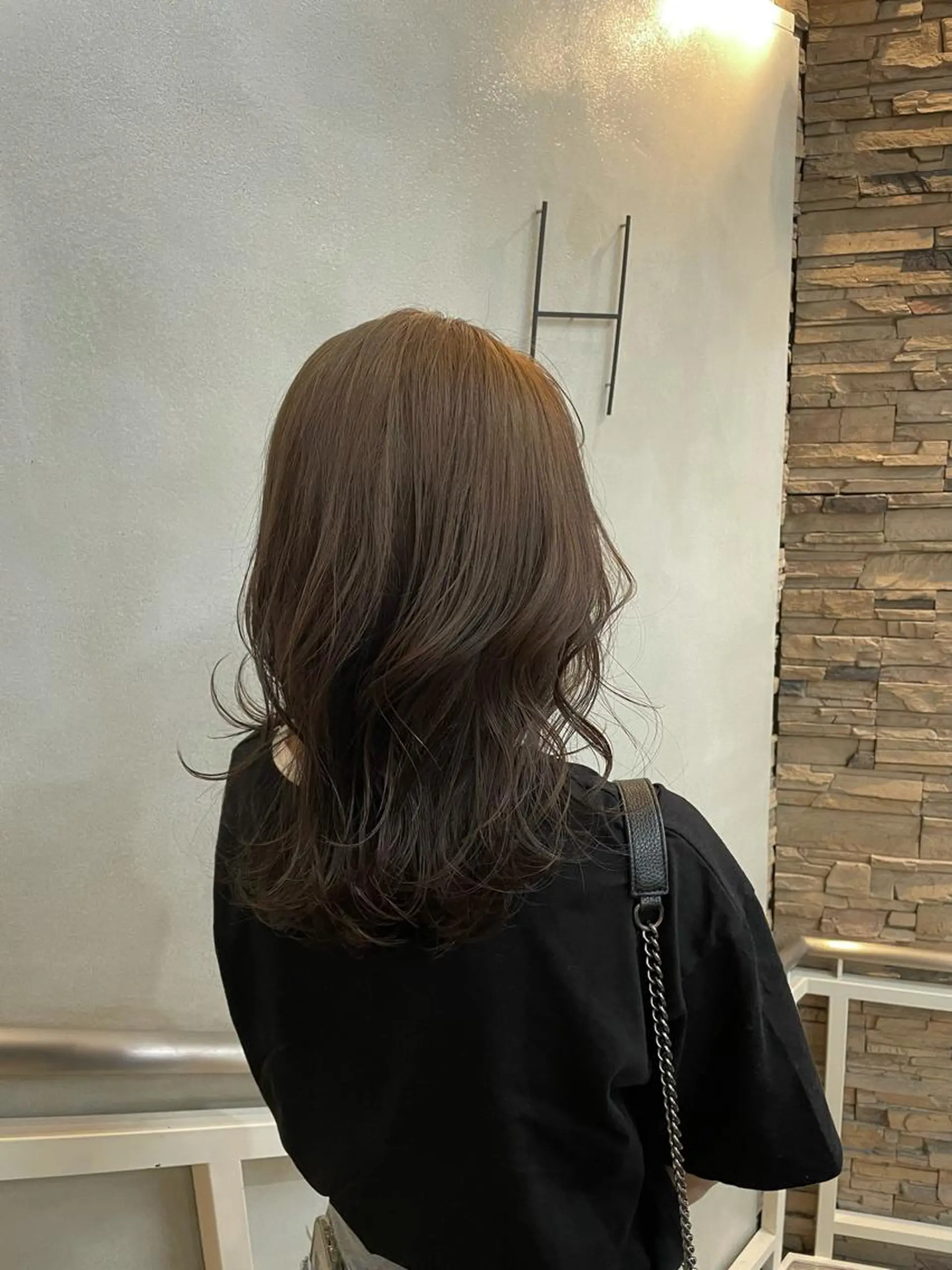 セミロング カラー ベージュカラー オリーブベージュ 沖縄/ヘアアレンジ /着付けのヘアスタイル