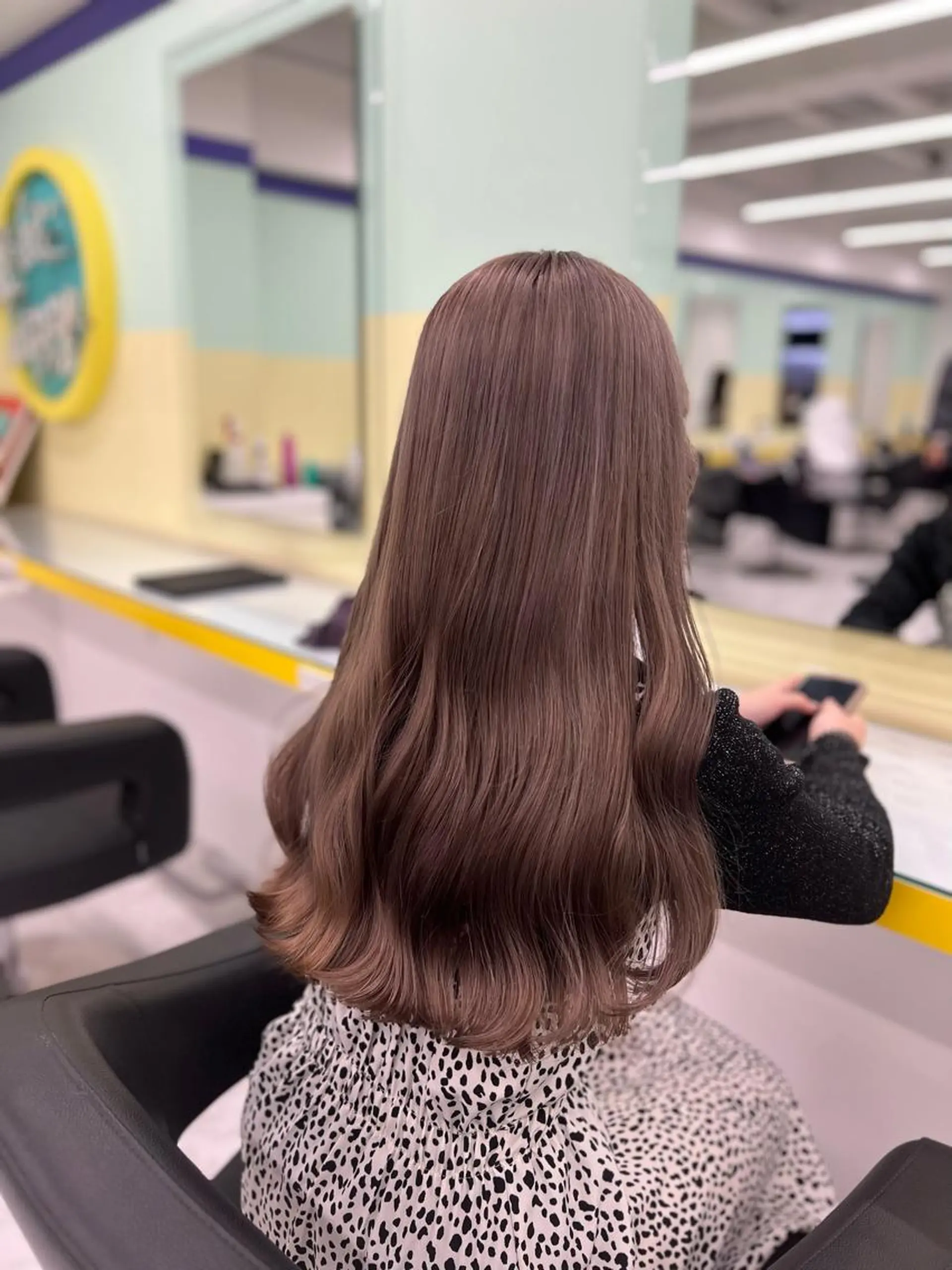 ロング カラー パーマモデル募集💖 まなみのヘアスタイル