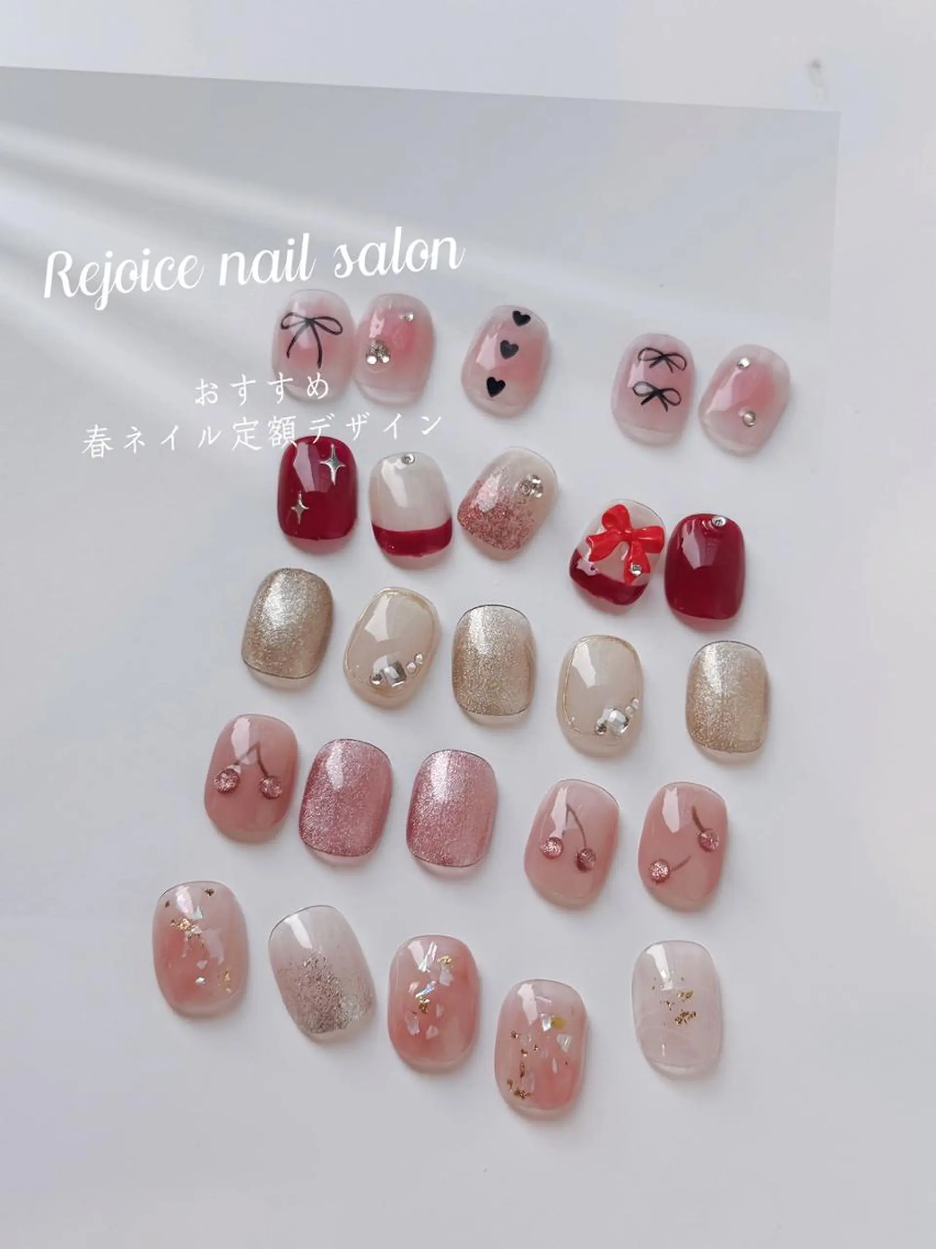 ネイル 春ネイル Rejoice Nail Salonのネイルデザイン