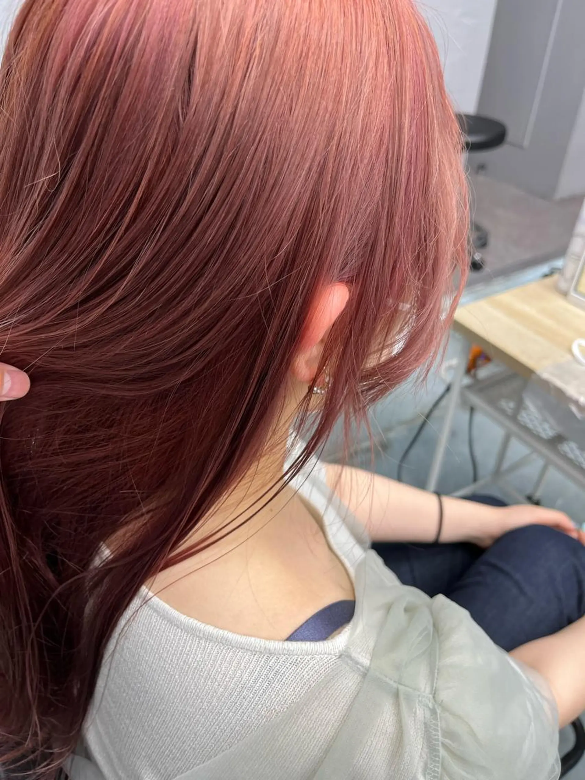カラー ベージュカラー ピンクカラー ピンクベージュ 【メンズ特化】 寺田遥輝のヘアスタイル