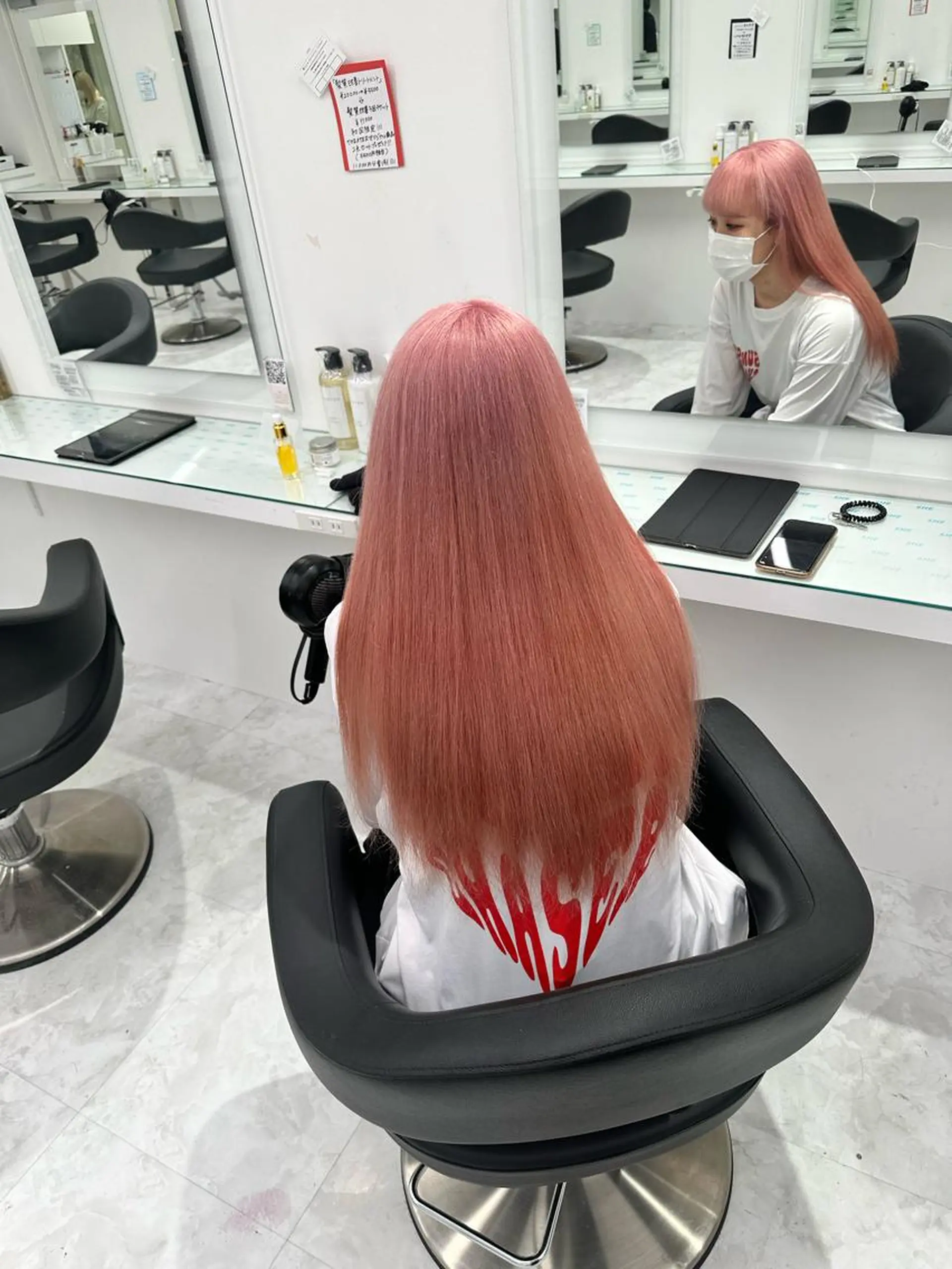 カラー マンツーマン/原宿/ 透明感カラー⭐️のヘアスタイル