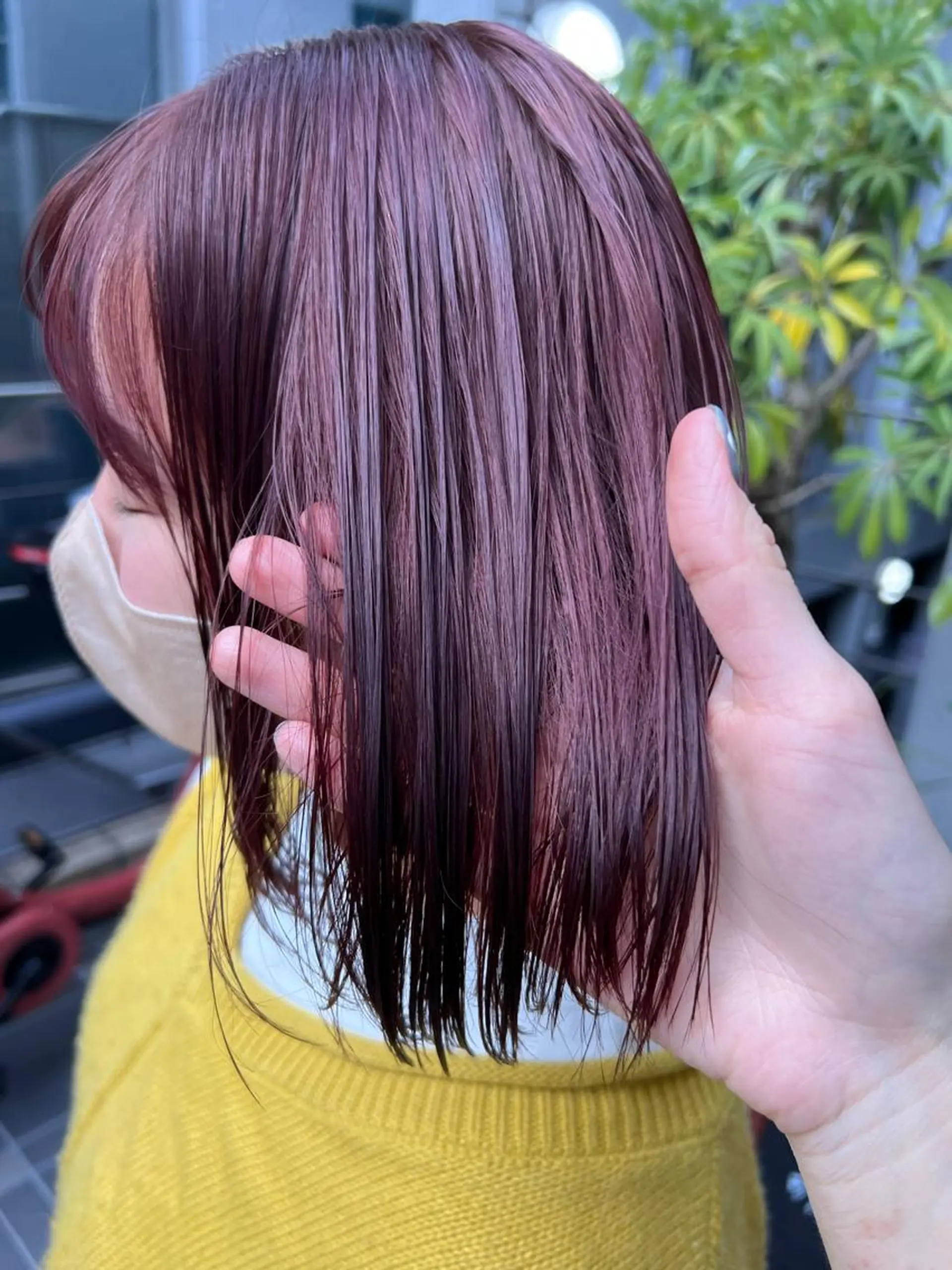 カラー ピンクカラー バイオレットカラー バイオレットピンク しみず さくら🌸のヘアスタイル