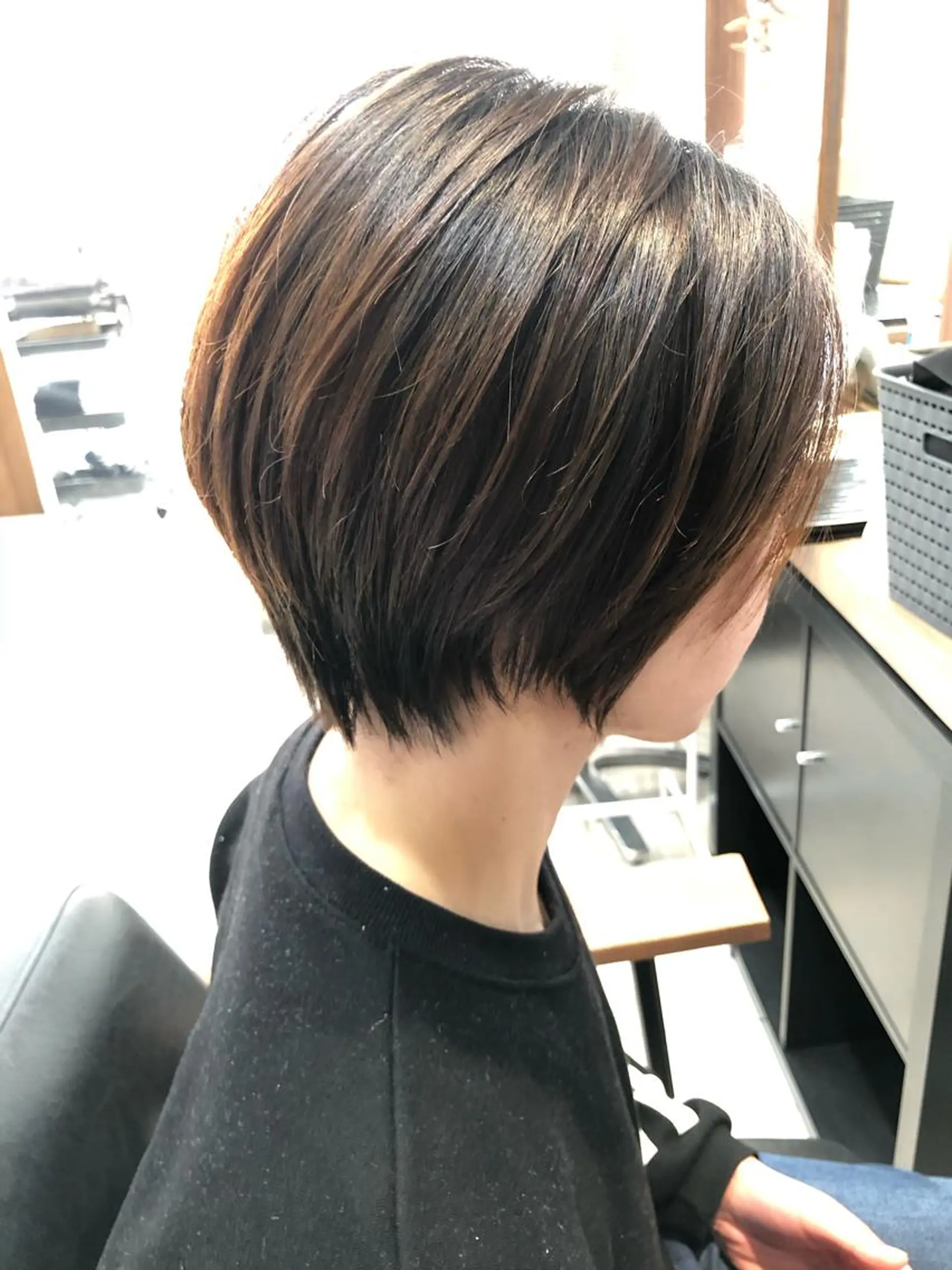 ショート カラー 丸みショート ショートヘア ディレクター ノナカのヘアスタイル