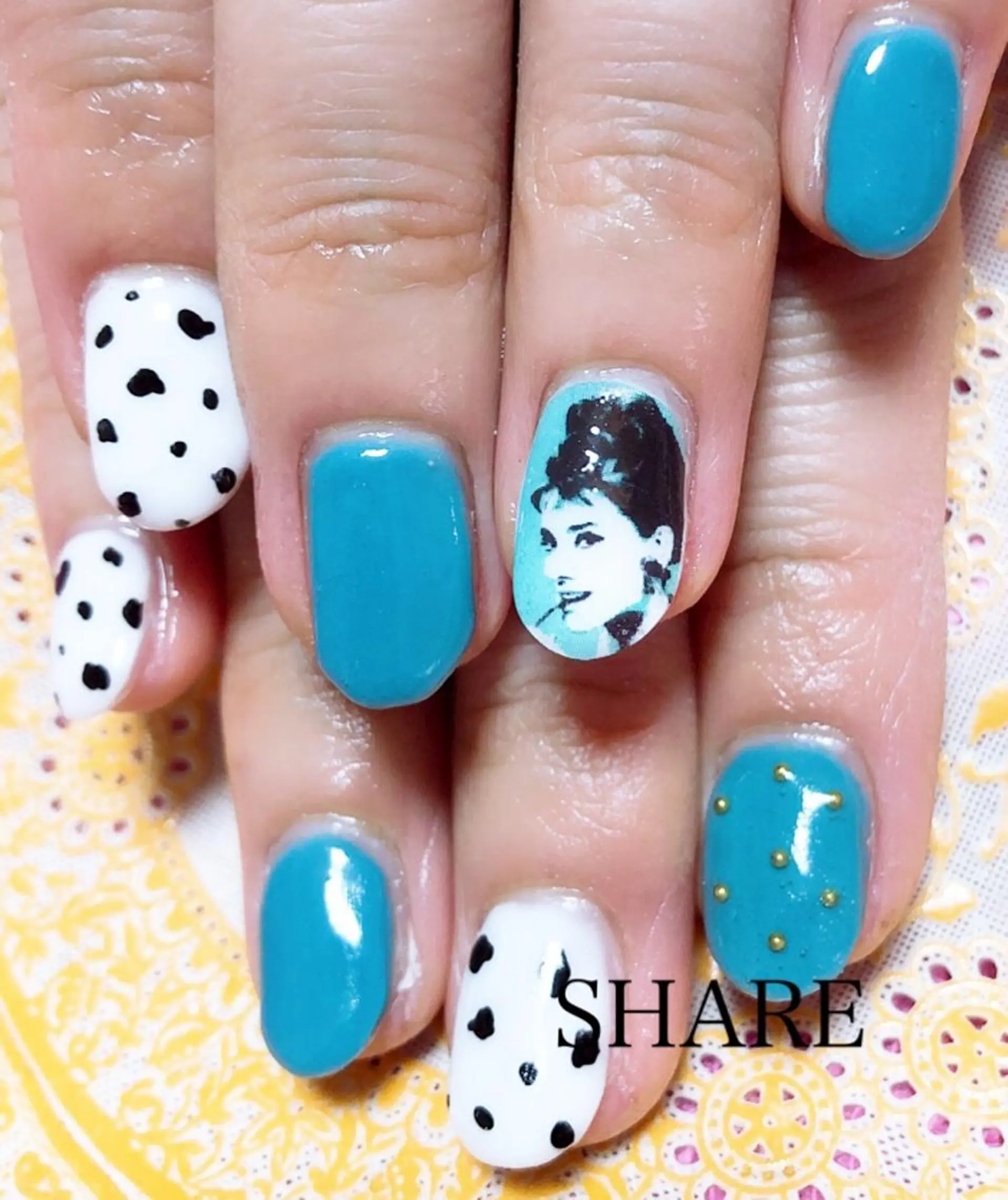 ショート ネイル Sunny&RoyGBiv所属・hiranaka mayuのネイルデザイン
