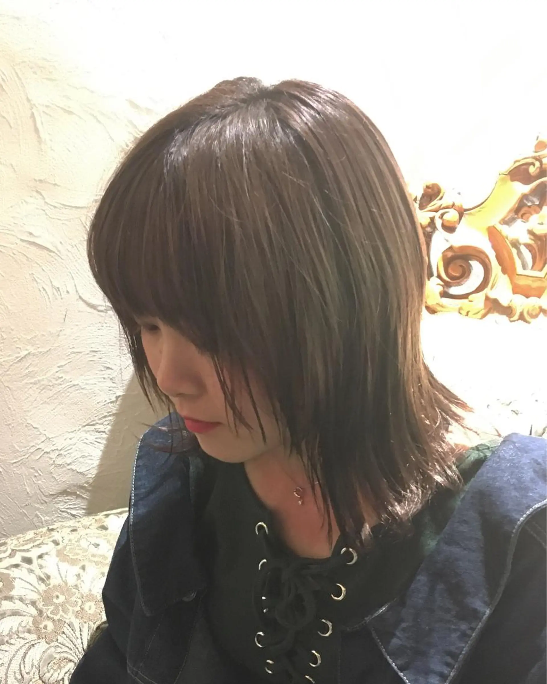 ショート カラー パーマ ヘアアレンジ ベージュカラー エグチ アキラのヘアスタイル