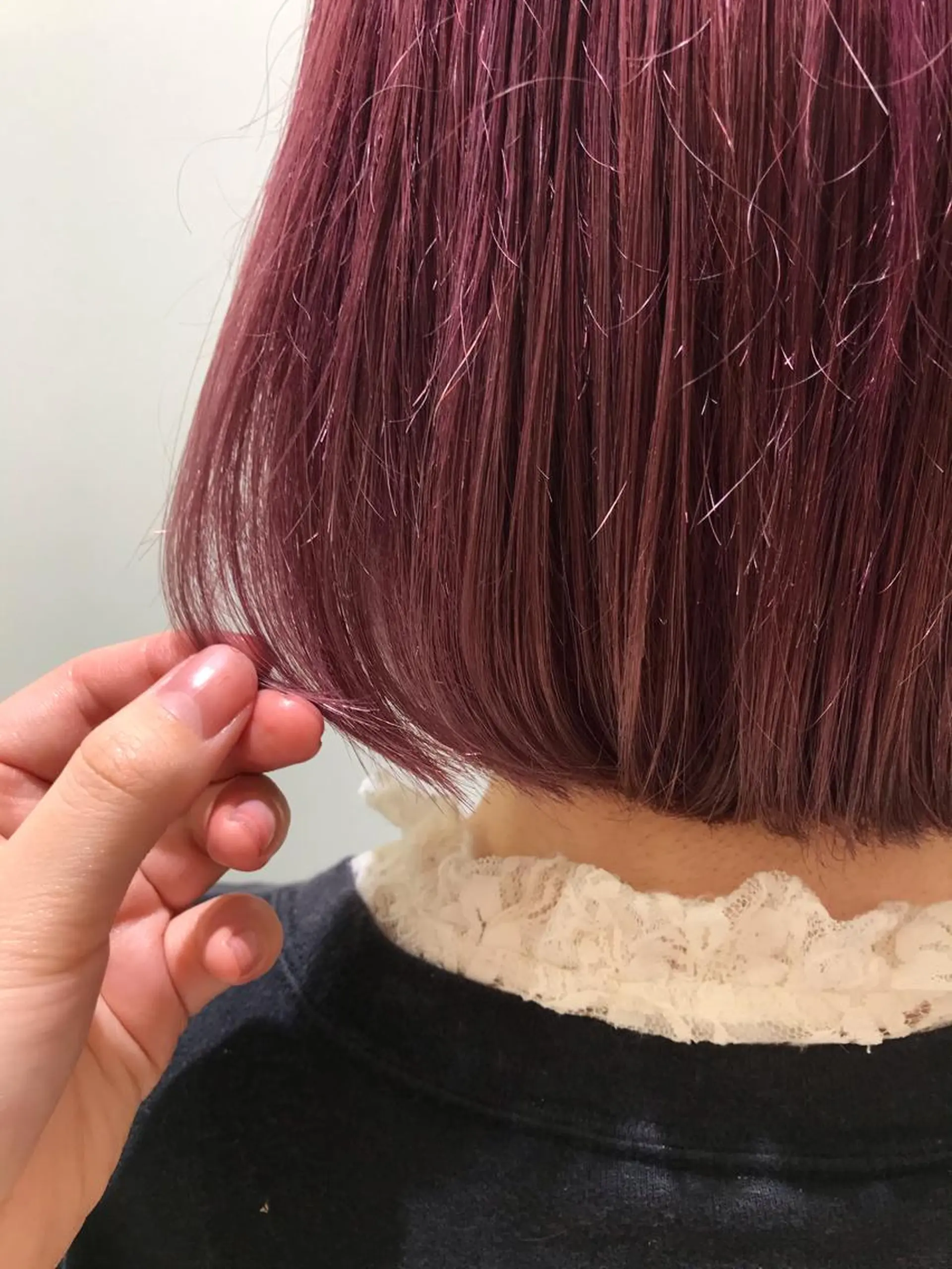 ミディアム カラー ブリーチ 髪質改善/艶カラー /さかうえゆまのヘアスタイル
