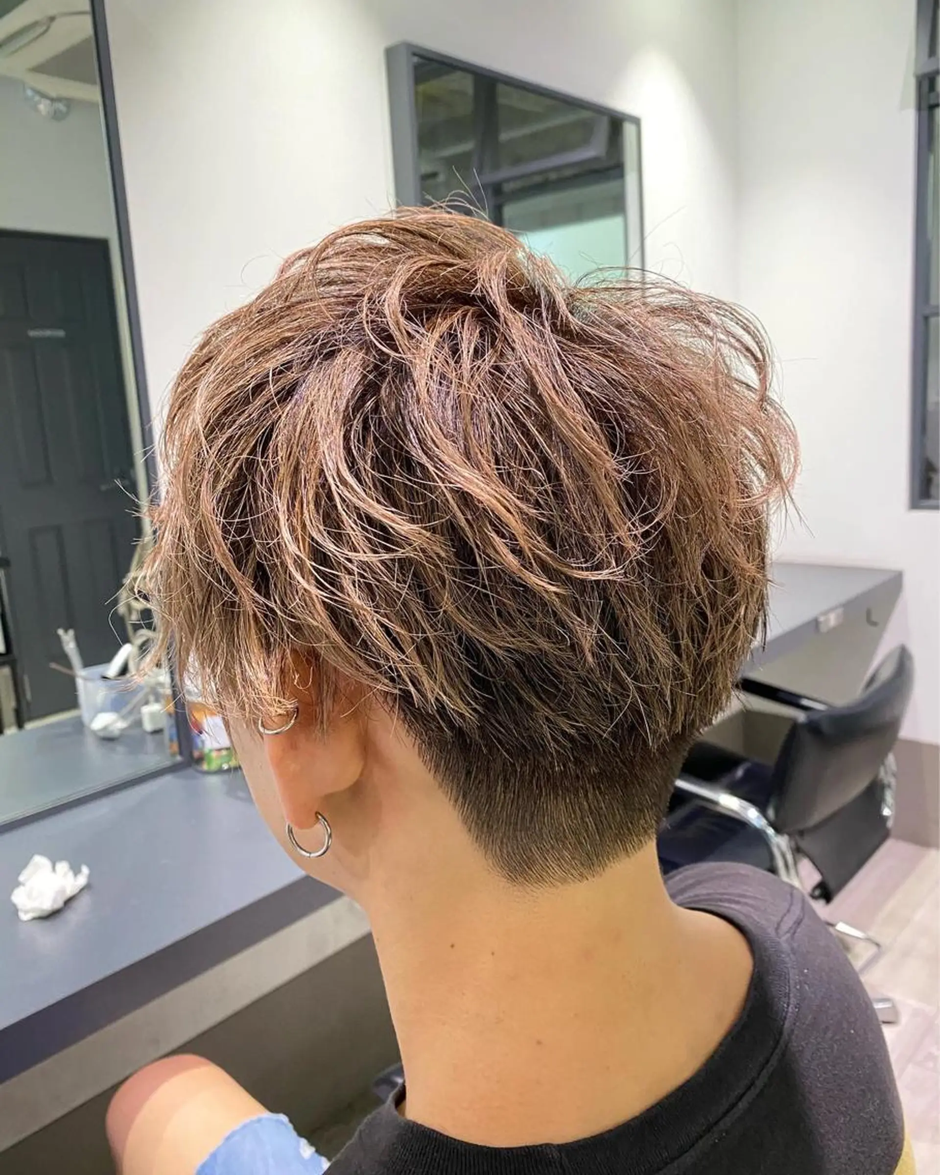 ショート メンズ 刈り上げ L'wis所属・L'wis　比佐野 大地のヘアスタイル