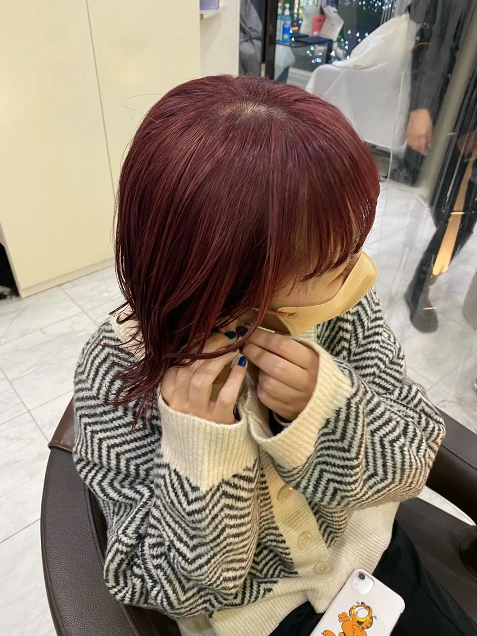 ミディアム カラー ダブルカラー Agu hair TENOE大宮氷川参道店所属・☀️透明感艶感カラー 増田魁土☀️のヘアスタイル