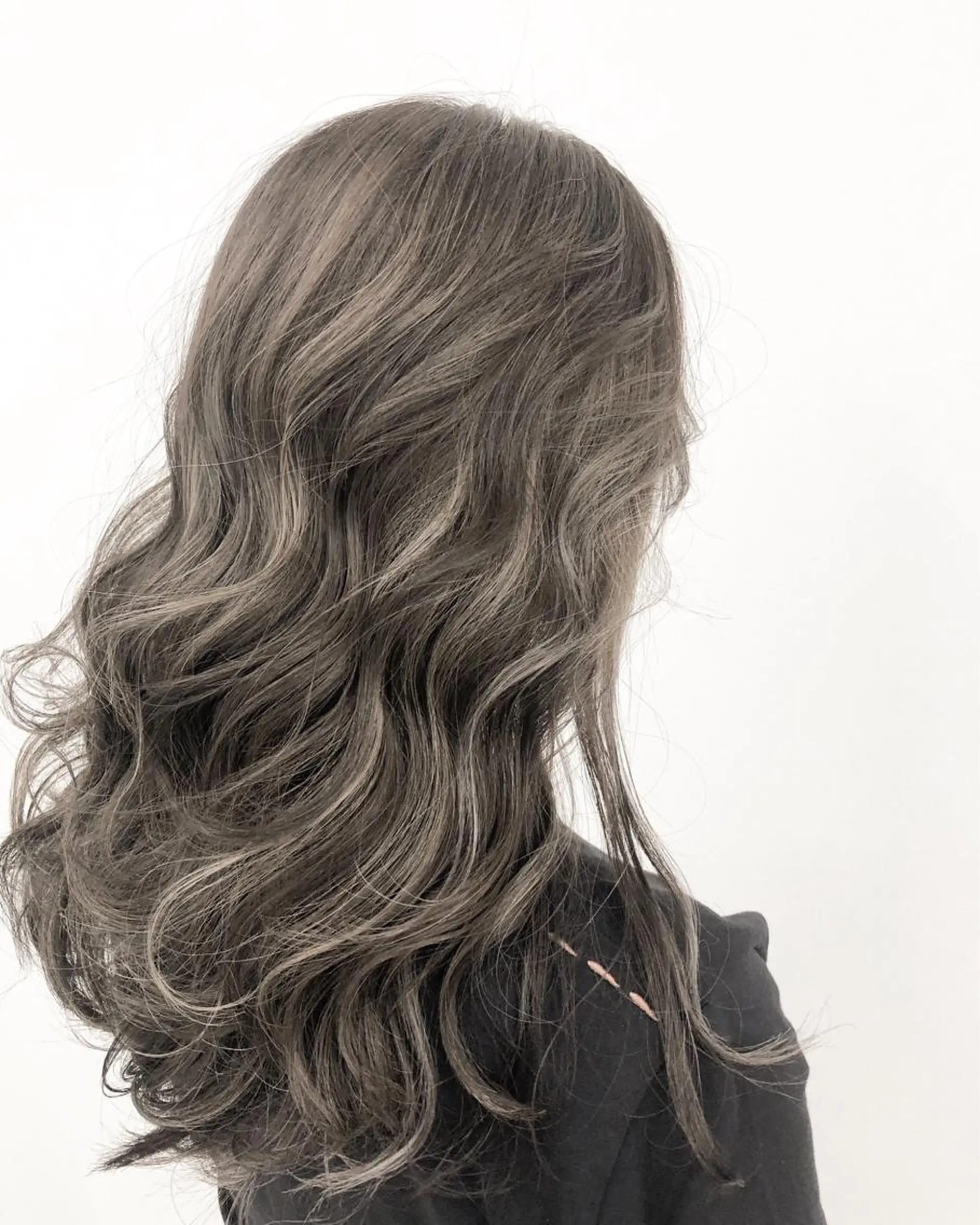 セミロング ヘアカラー トリートメント ミルクティーカラー 🌈店長クボのヘアスタイル