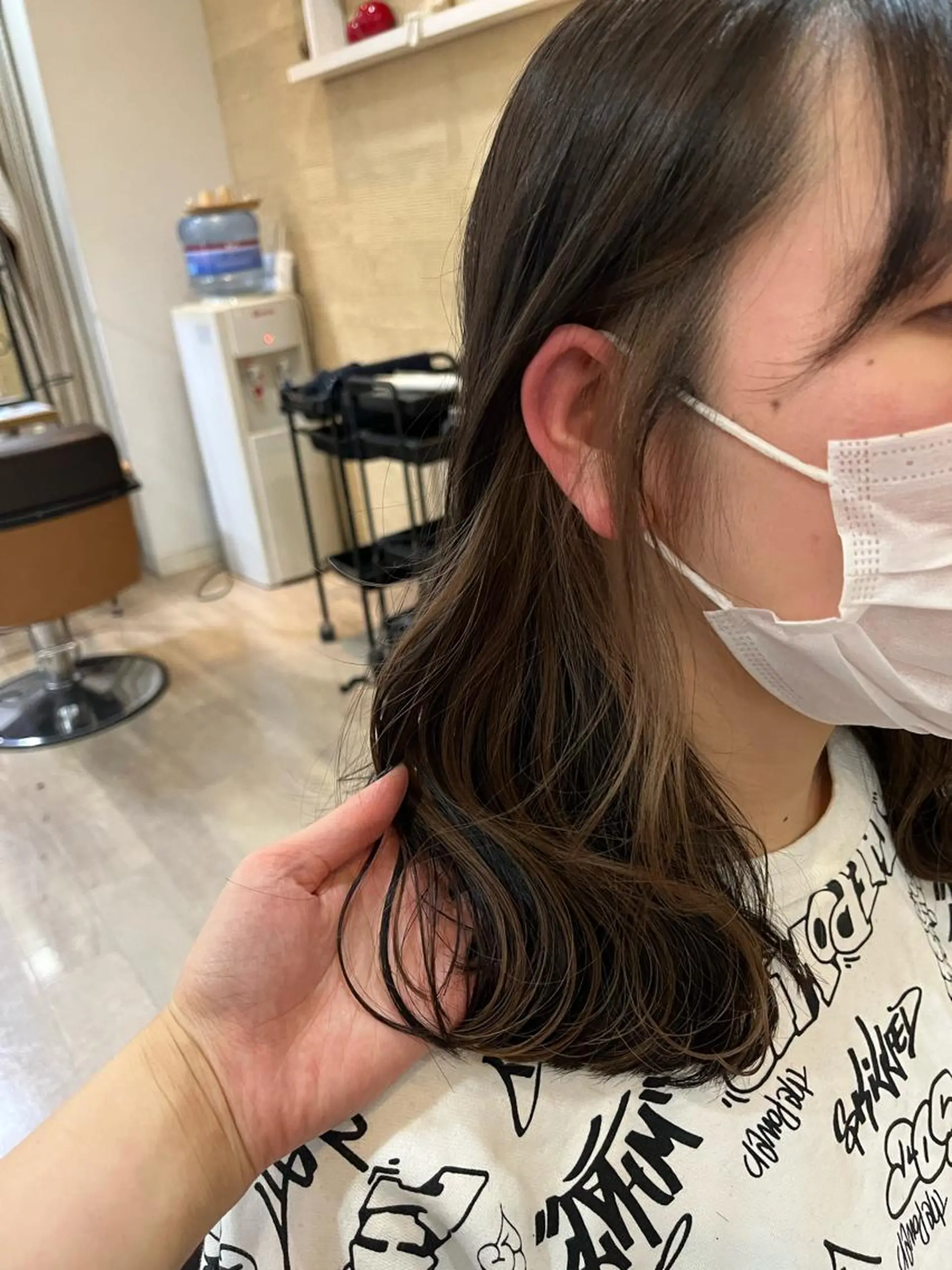 ミディアム ヘアカラー ELEN 新百合ヶ丘のヘアスタイル