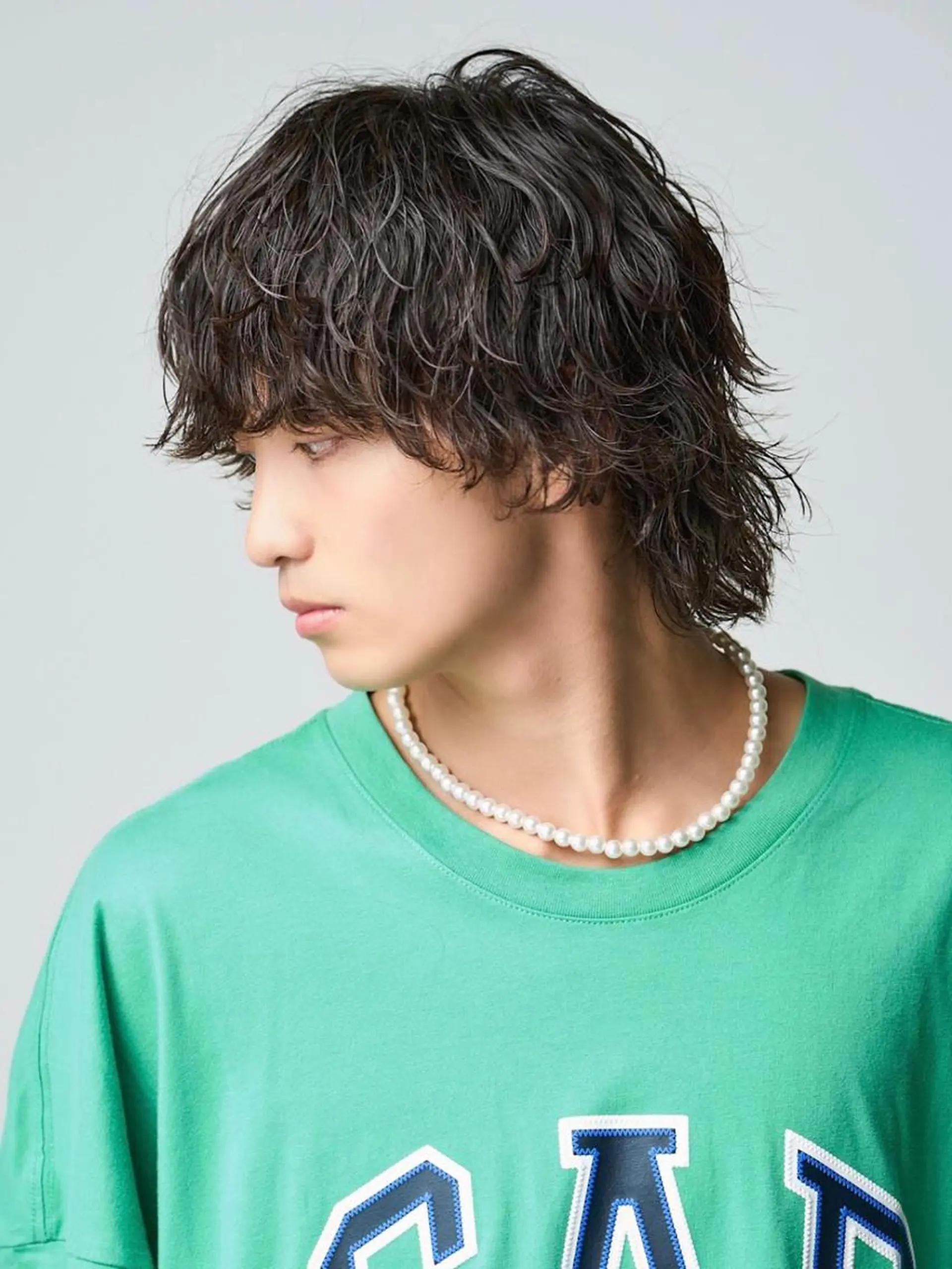 ショート メンズ メンズパーマ 波巻きパーマ fifth リュウセイのヘアスタイル