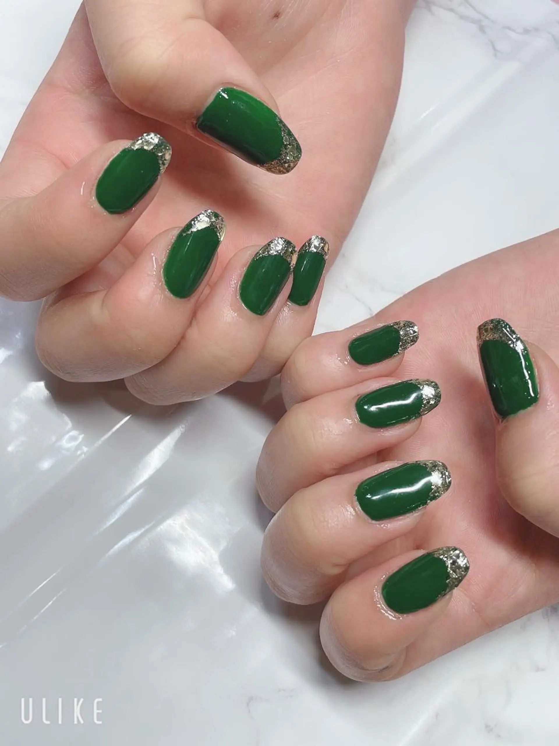 ショート ネイル フレンチネイル ガラスフレンチ ハンドネイル 《LB》ラブリエ Nail&eyeのマツエク・マツパデザイン