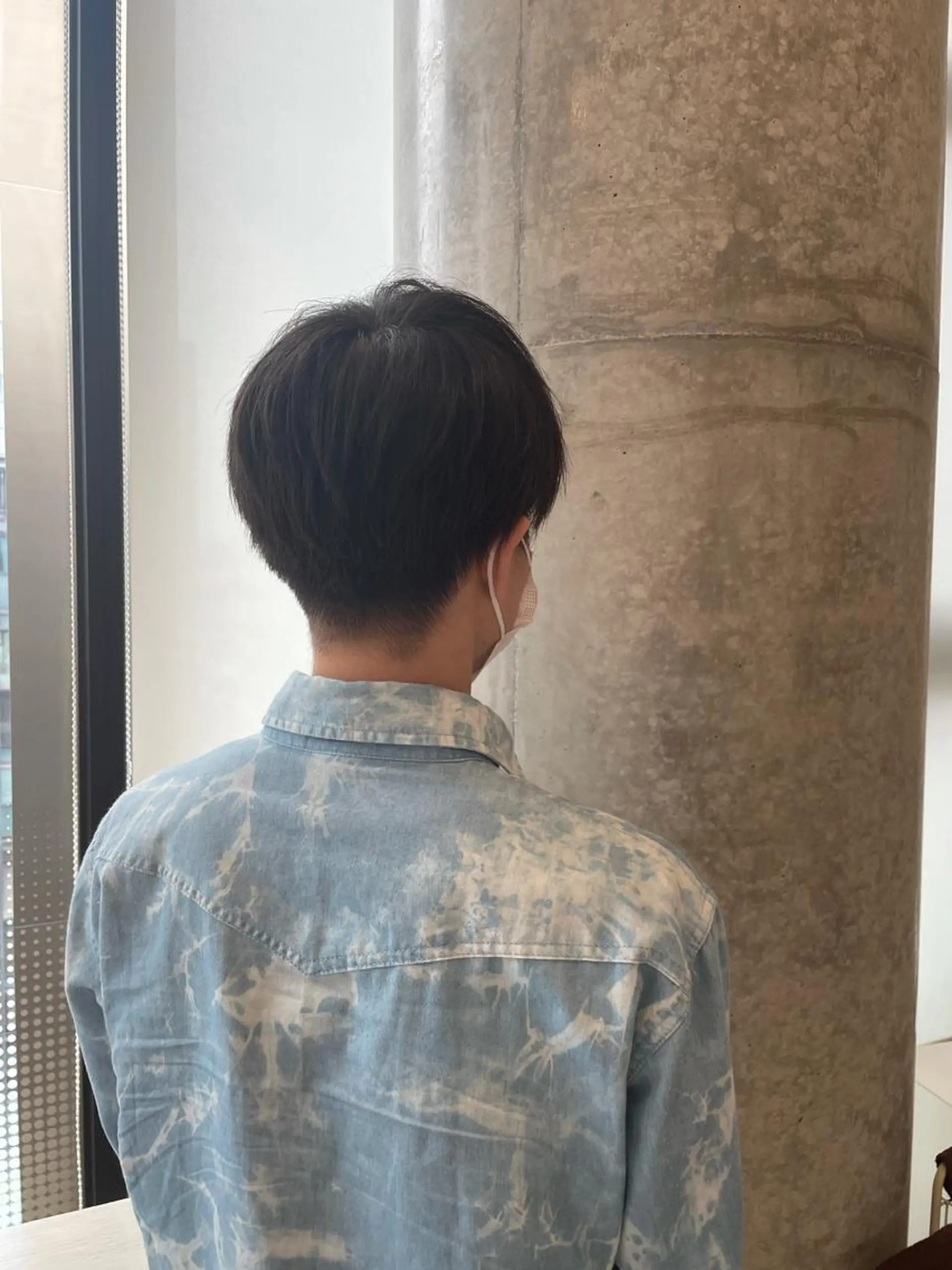 メンズ マッシュ 🍪ヨシイハルネ🍪 ラベンダーカラーのヘアスタイル